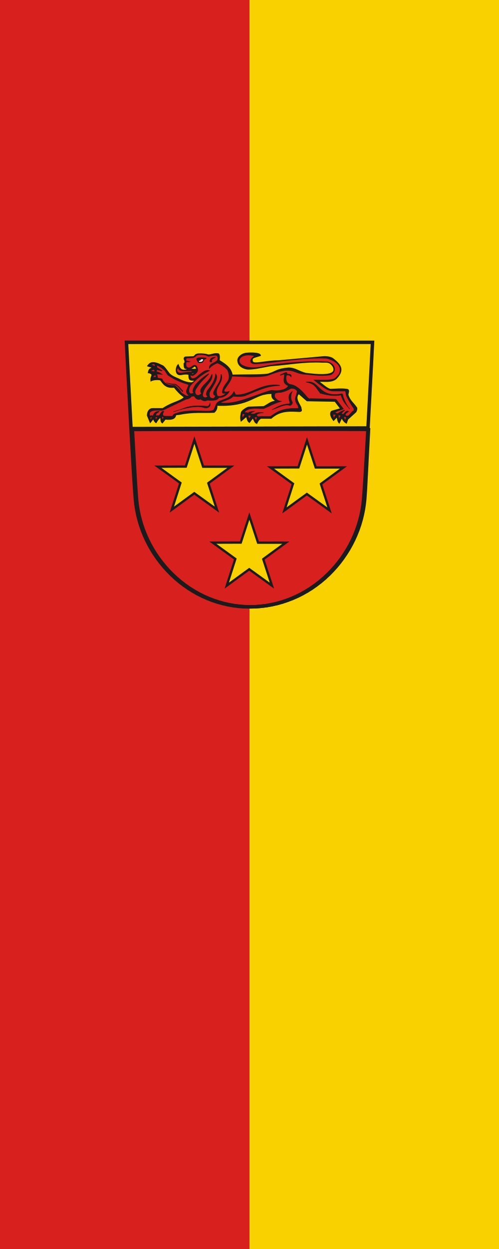Drapeau Donzdorf portrait 3.5m² grand format haut de gamme