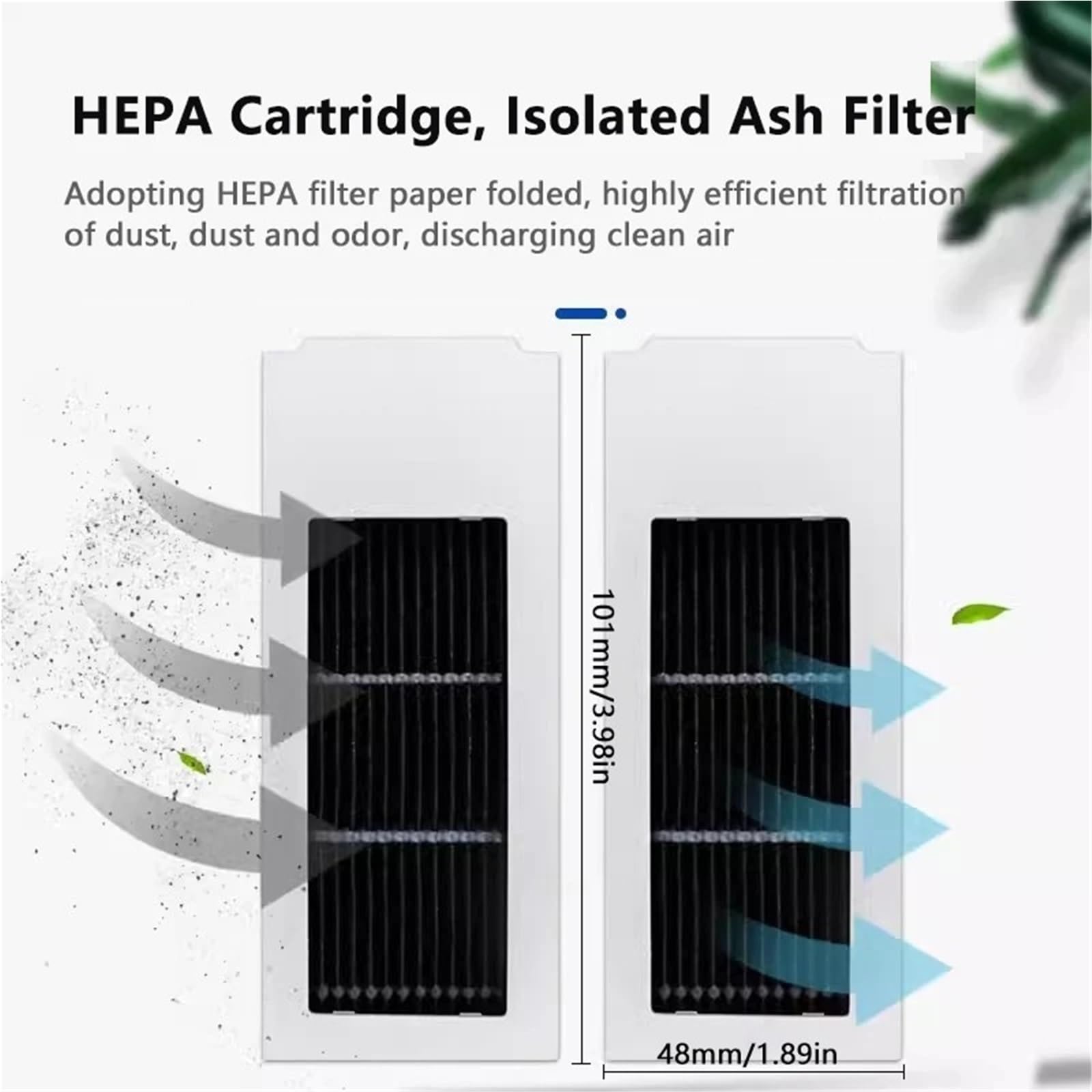 FGFHTFH Household Appliances Robot Vacuum Cleaner Dust Bag Cloth Hepa Filter Spare Parts, Compatible with DEEBOT X5 PRO(04)