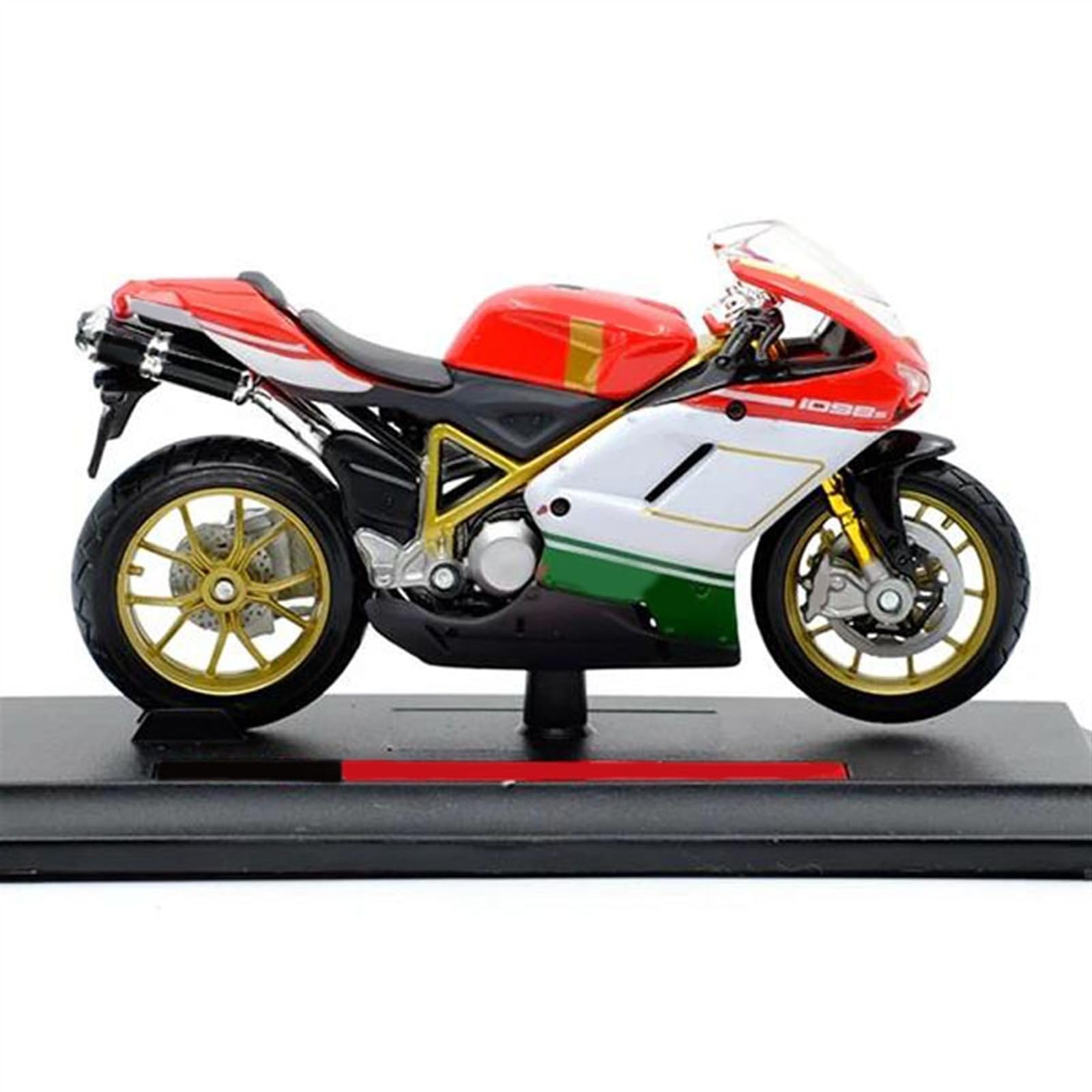 Modello in Scala 1:18 per Ducati 1098S Modello di Moto Diecast in Metallo Moto da Collezione
