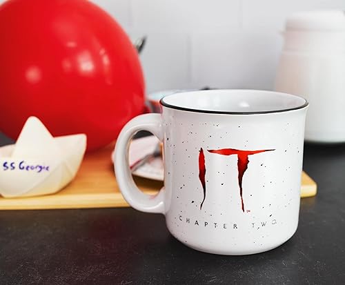 Miniatura 4 de IT Pennywise - Taza de cerámica "Come Home", taza de café de viaje sin BPA para expreso, cafeína, cacao, bebidas, artículos esenciales para el hogar