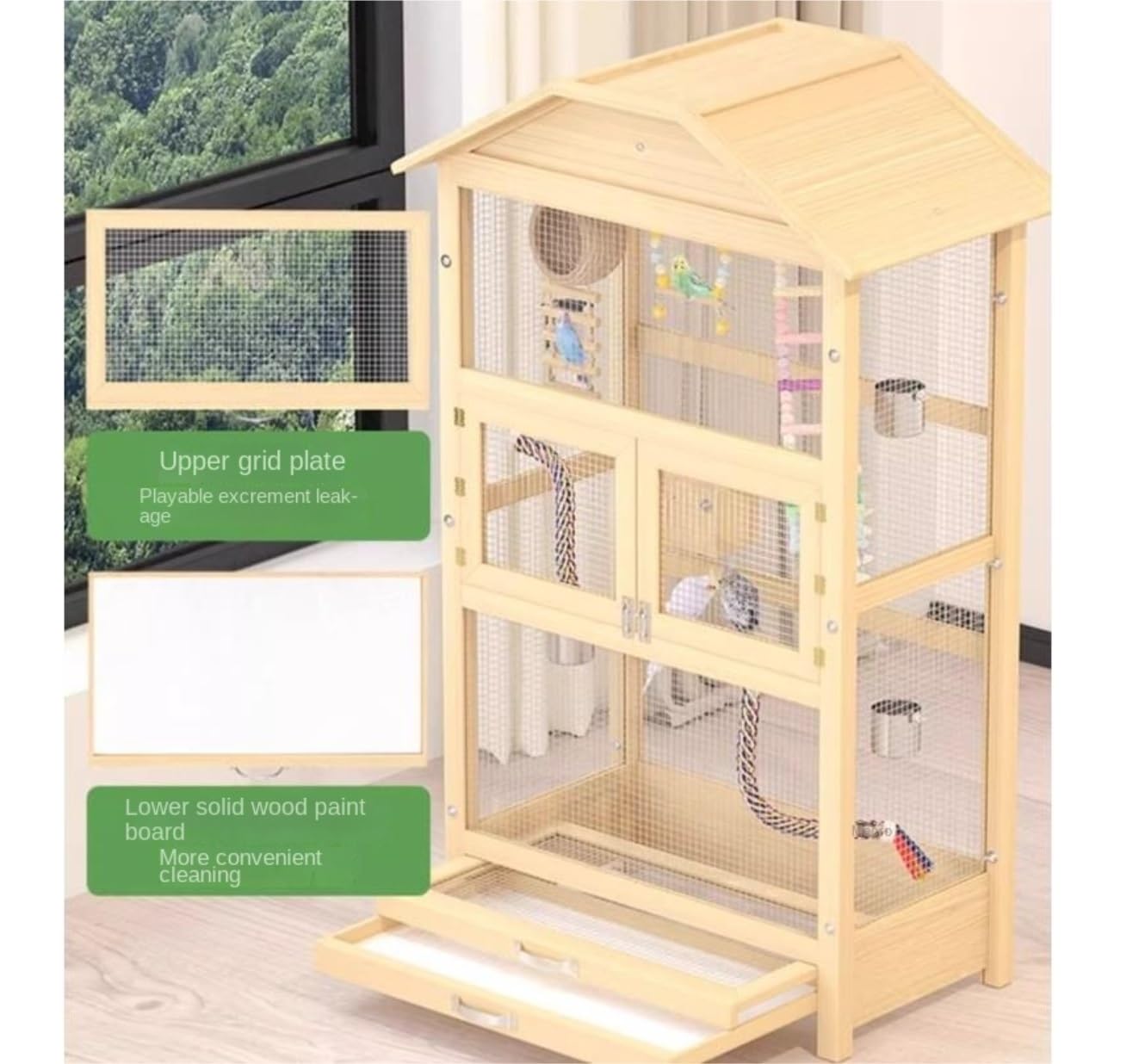 Amazon | 鳥かご 鳥 ケージ 鳥籠 大型鳥かご 屋外屋内インコケージ