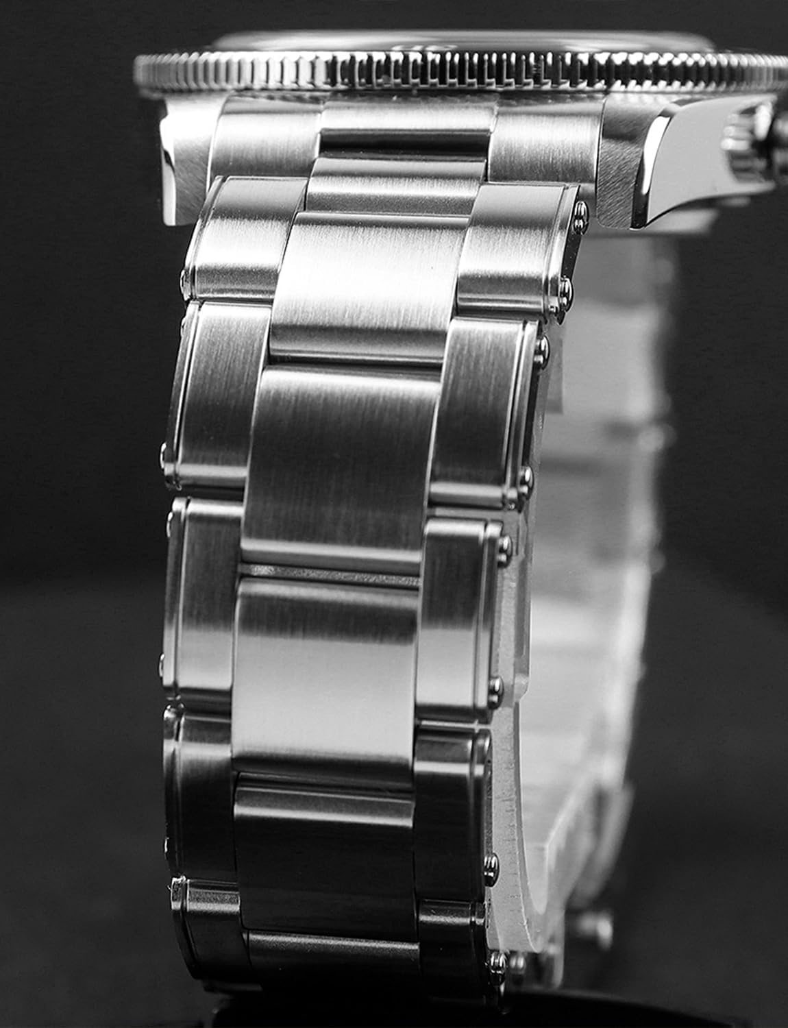 Cronos L6033 37mm BB54 Automatic Watches Sapphire Men's Diving Watch Stainless Steel 200M Water Resistant