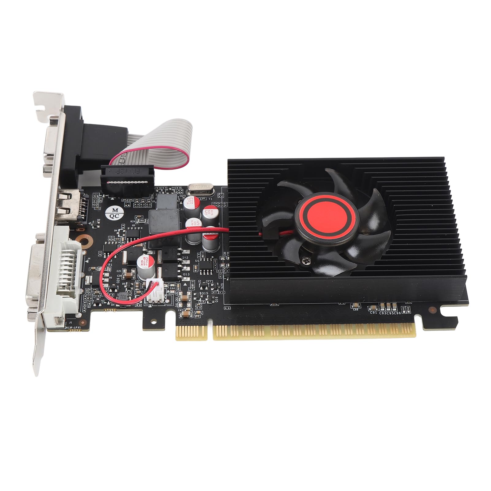 GT730 4 GB DDR3 Karta Graficzna, 128-bitowy Procesor Graficzny z Dual Displayport, Porty DVI VGA HDMI, częstotliwość Podstawowa 650 MHz do Gier i Codzienne Przetwarzanie