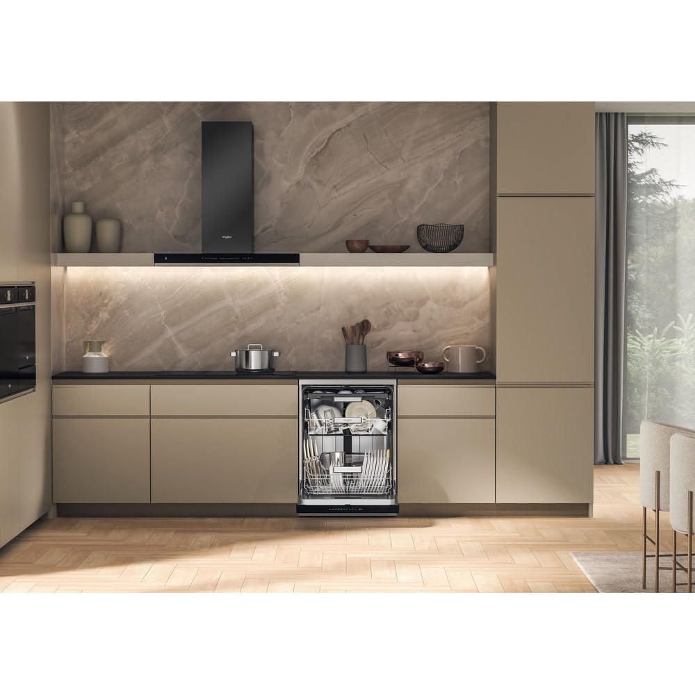 Lavavajillas Whirlpool W7FHP43X Clase C 15 Servicios 43 db Acero Inoxidable