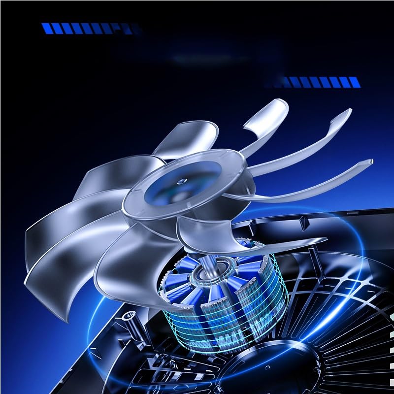Height Adjustable Foldable Fan Notebook Computer Cooling System