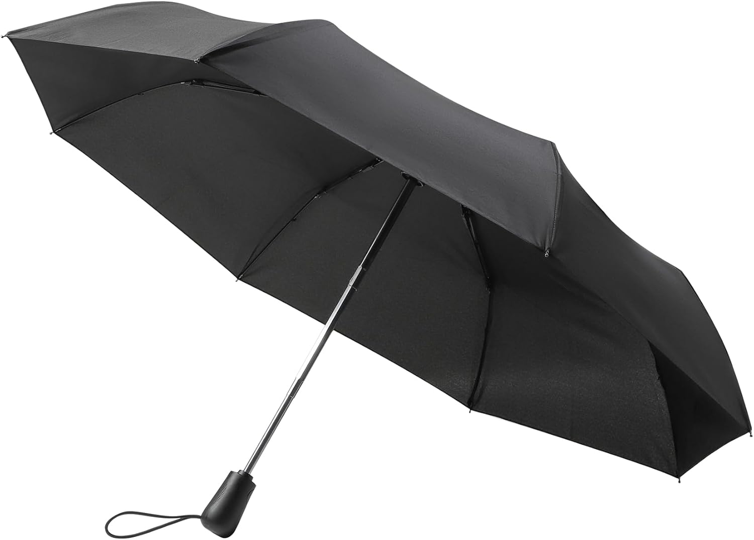 Parquet Travel Umbrella - Compact Auto Open and Close, Extra Large Canopy - 54 inches - Heavy Duty Compact Umbrella