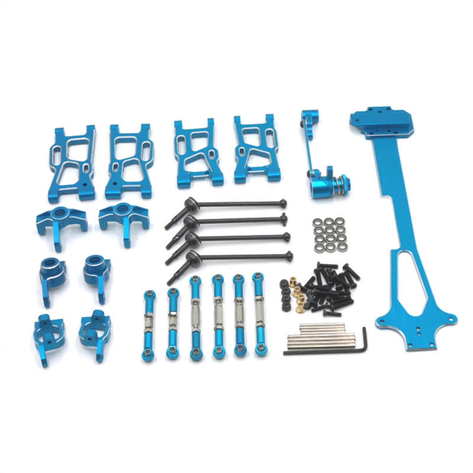 Kit di Aggiornamento in Metallo Ricambi Anodizzato per Modellisti, Hobbisti, Riparazione, Blu