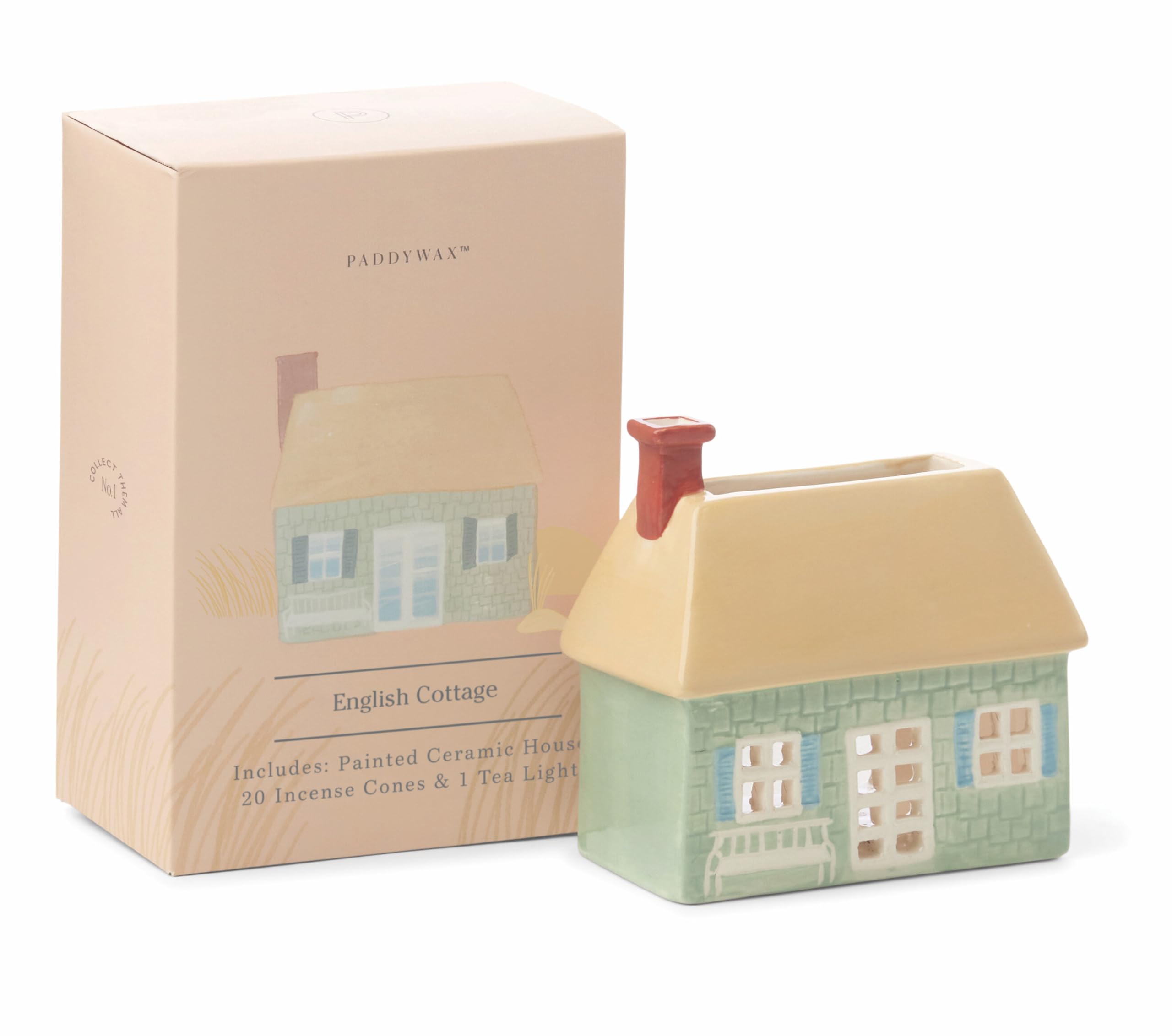 Paddywax Ceramic Houses English Cottage Gift Set