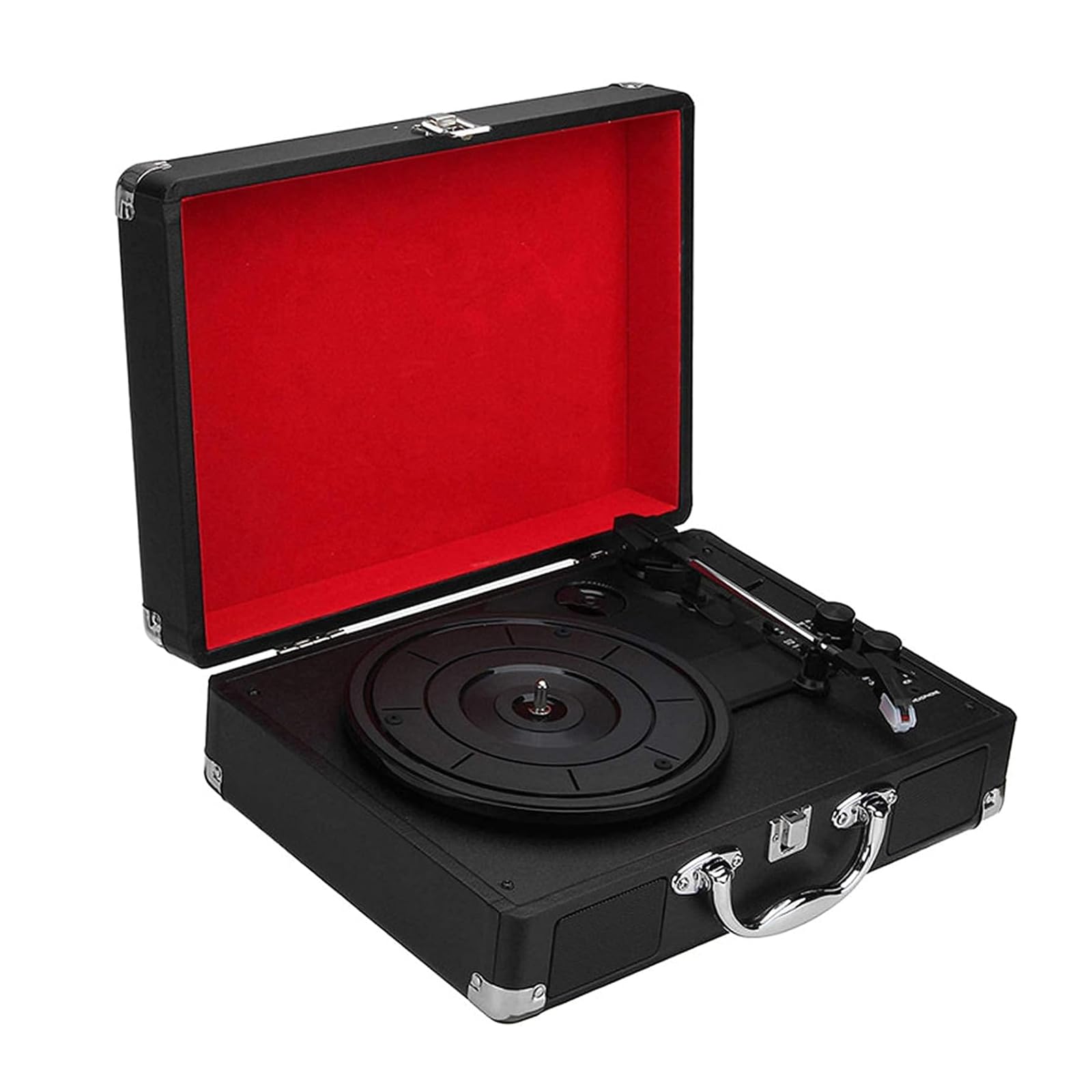 WDWDW Cassette Player Bluetooth CD Boombox Portable Radio Vintage Retro Record,Record,3-Speed Turntable with Built-in Speakers and Headphone Jack