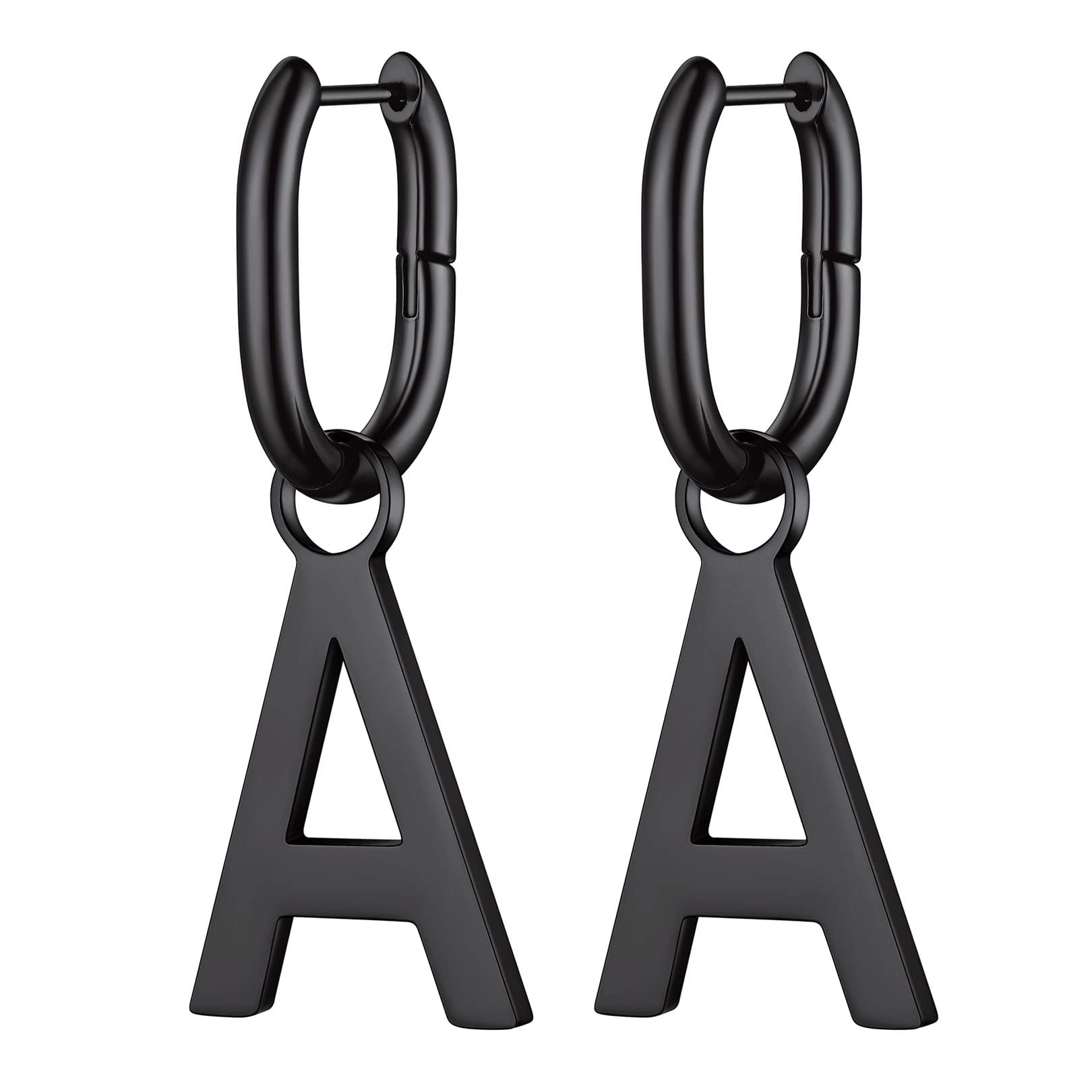 FOCALOOK Orecchini a cerchio da donna, orecchini donna cerchio acciaio inossidaible, orecchini donna cerchio grande orecchini cerchio acciaio 30MM orecchini cerchio grande