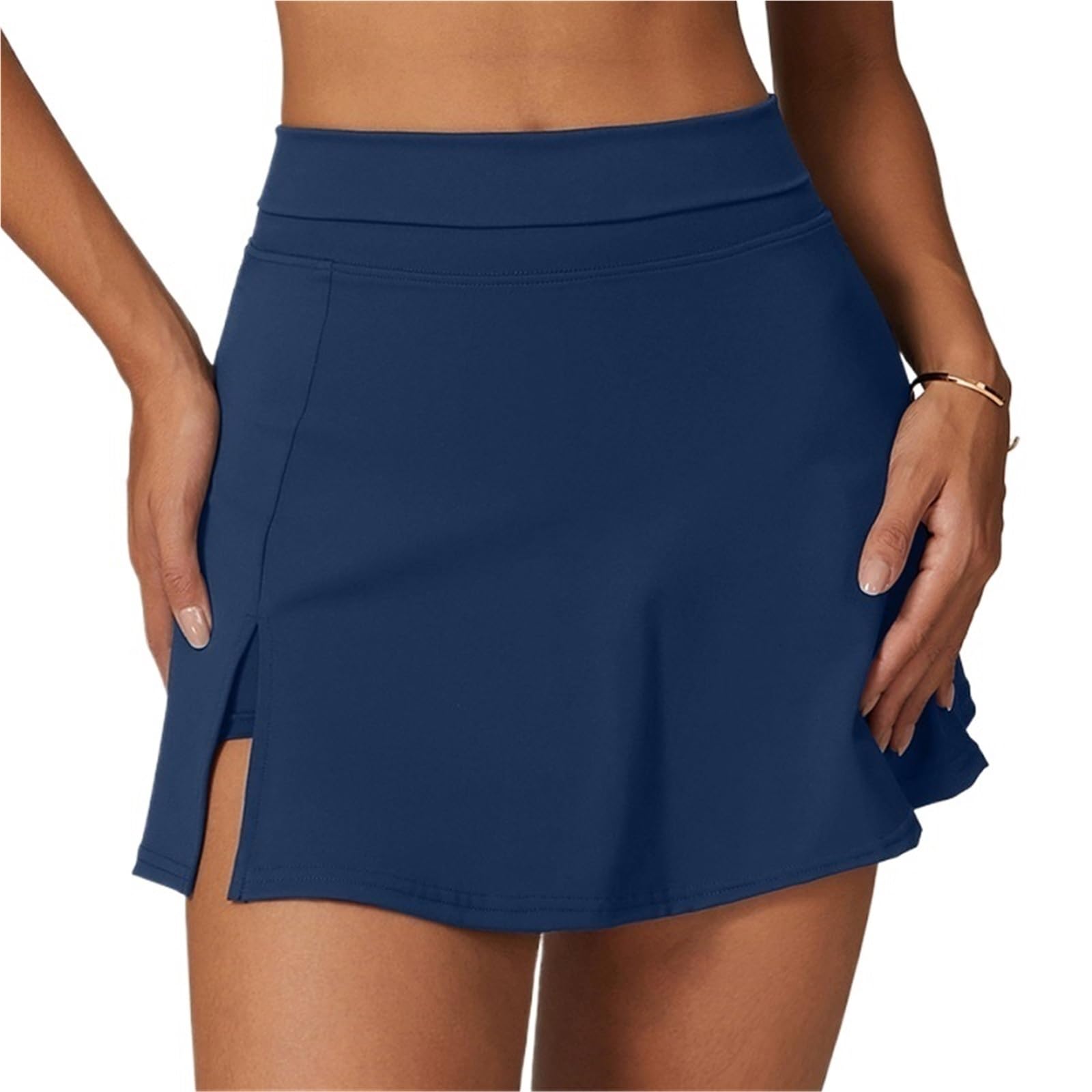 Falda de Tenis Cintura Alta Nailon Spandex for Mujer