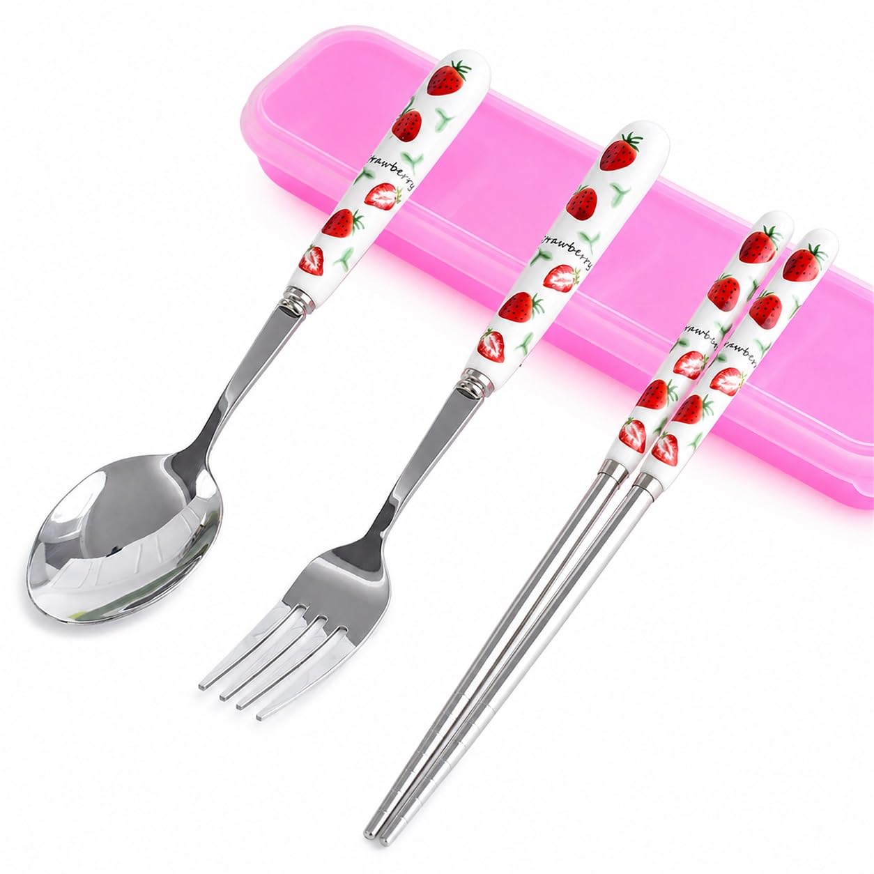 Amazon.com | SENIDIKE Silverware Set, Ceramic Handle Dinnerware