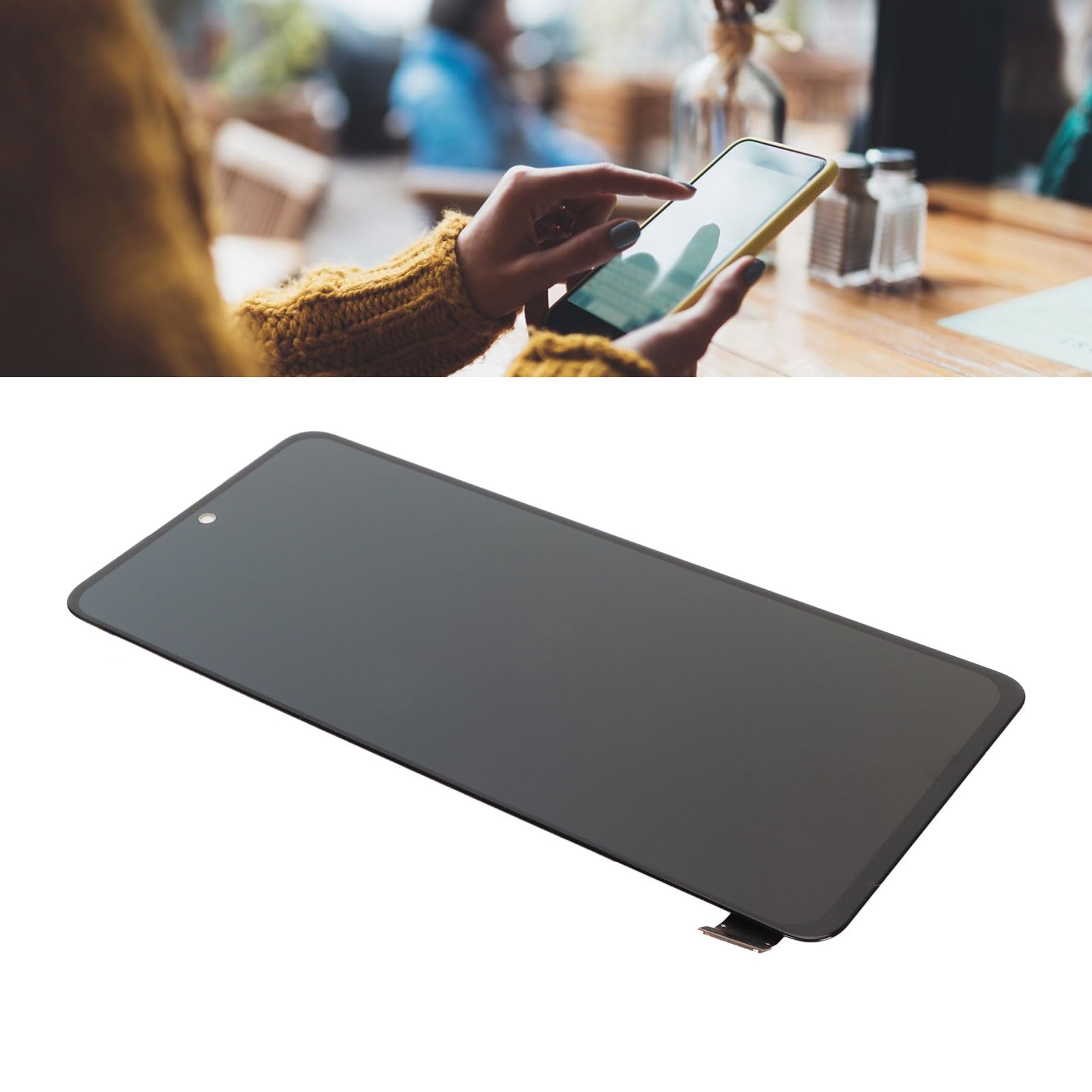 EIMSOAH Zestaw Naprawczy do Ekranu Telefonu Komórkowego Touch Digitizer z Narzędziami do Note10 Pro 10ProMax - Zamiennik LCD do 4G 5G 11Pro - Nadaje się do Naprawy Ekranu, Organiczny materiał Diody