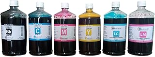 Refil de Tinta 6x 500ml Compativel APOLLO INKJET Para Impressora E. L805 L8050 L1800 L18050 L8180 L800 L574 L850 L8190 T50 T574 574