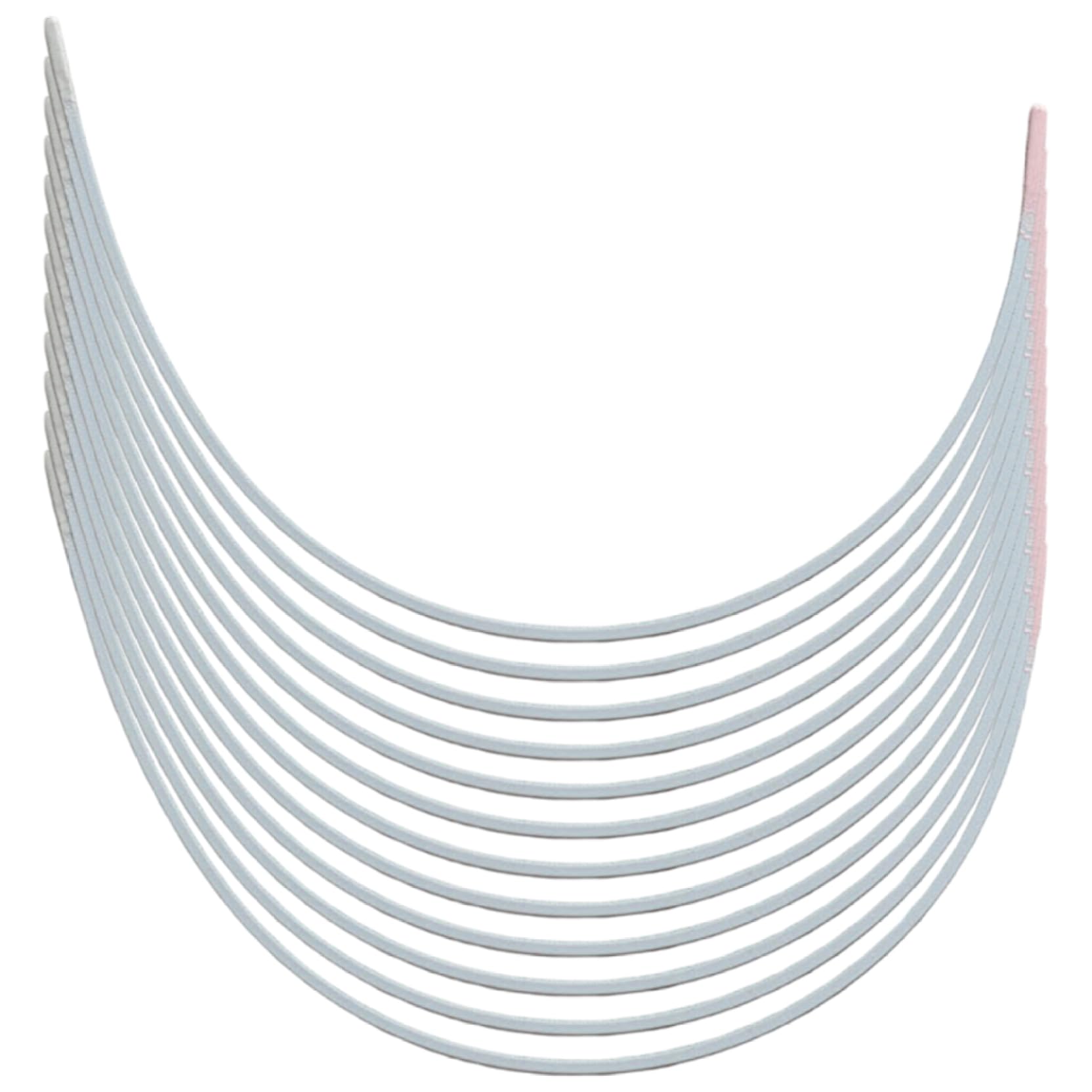 Licsaliwe Heavy Gauge Bra Underwire Repair Kit 6 Pairs – Perfect for C Cup Bra Replacement White