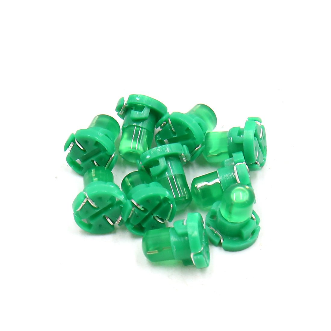 Sourcingmap® 10 pcs T4.2 LED verte Panneau Tableau de bord Jauge ampoule lampe pour intérieur de voiture
