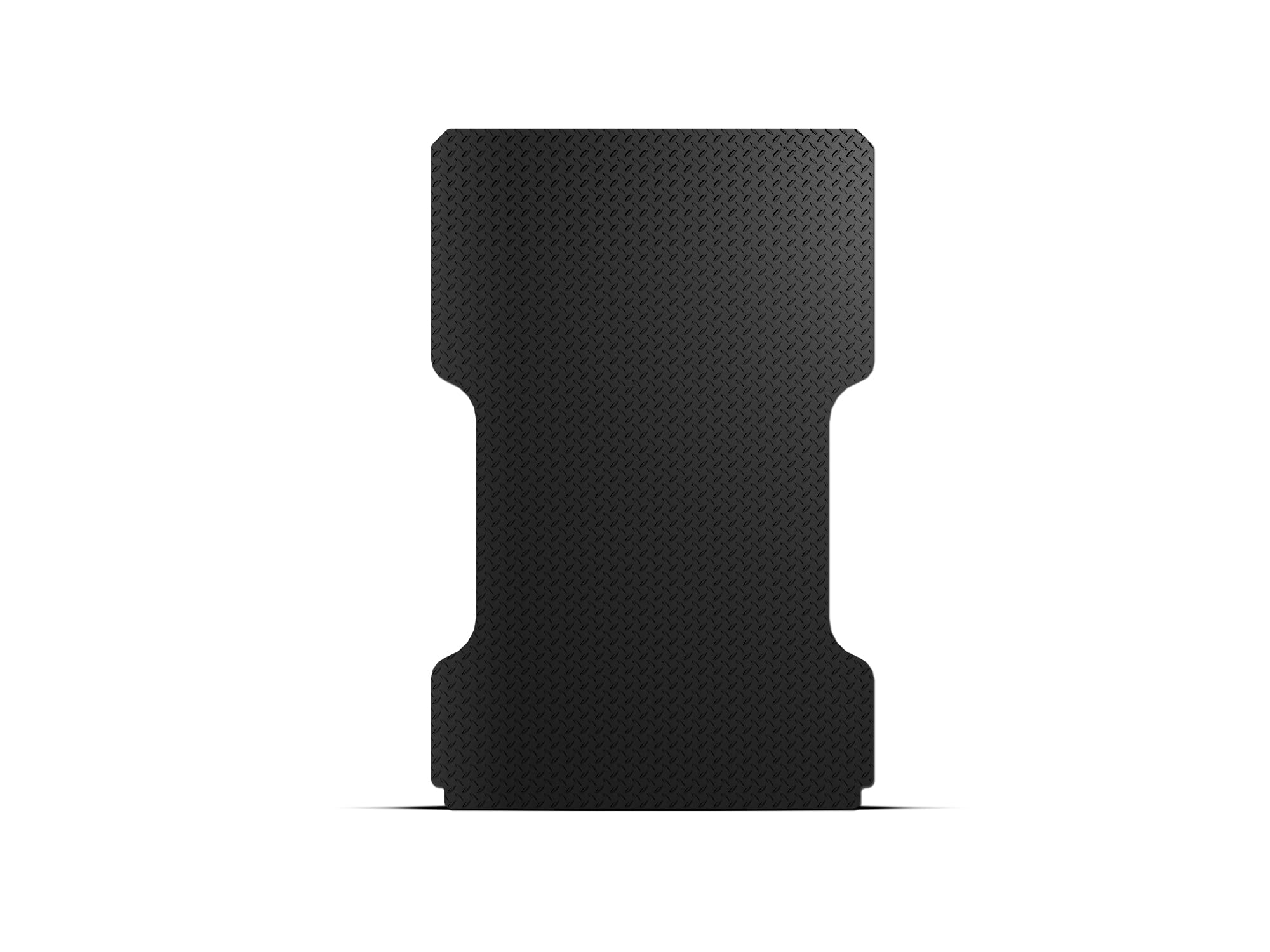 armordillo diamond plate rubber truck bed mat|compatible with 2020-2024 chevy silverado/gmc sierra 2500 3500 hd 8 ft 98.2" long bed|8723043|black|mat liner