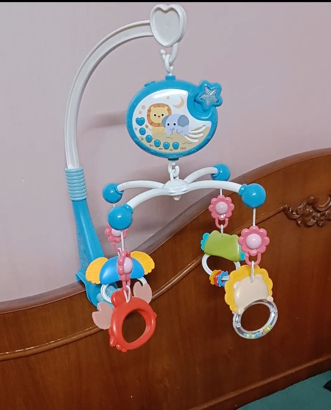 Buy PATPAT® Cot Mobile Musical Hanging Toys for Babies 06 Months New Born Electric Rotation