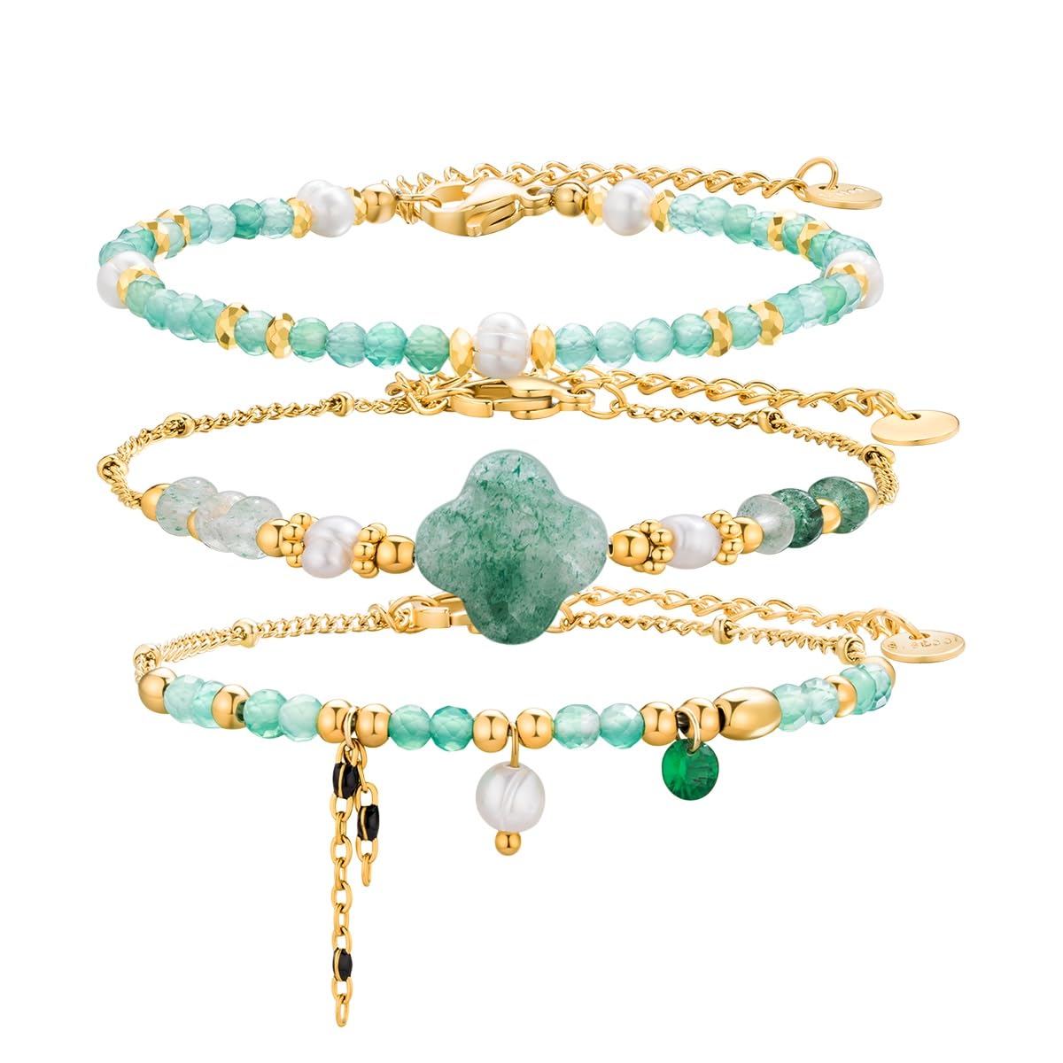 Beaded Bracelets Set 3PCS