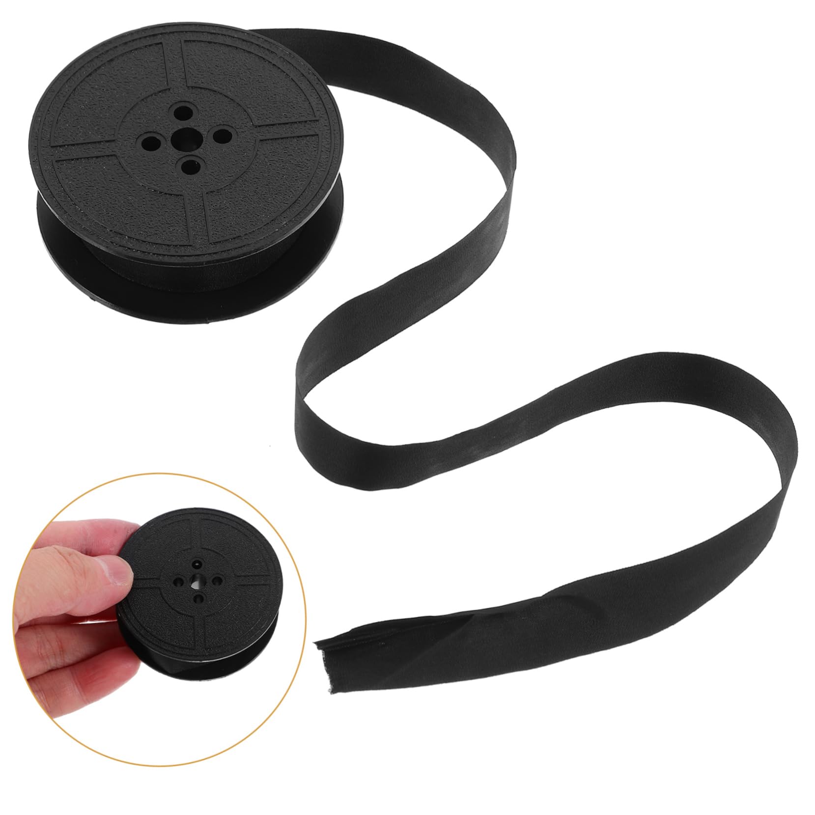 NUOBESTY 4 Ensembles Ruban De Machine À Écrire - Machine À Écrire - Accessoire Machine Écrire Ruban Absorbant L'encre Ruban Encreur De Remplacement Plastique Black 3 Pièces * 4