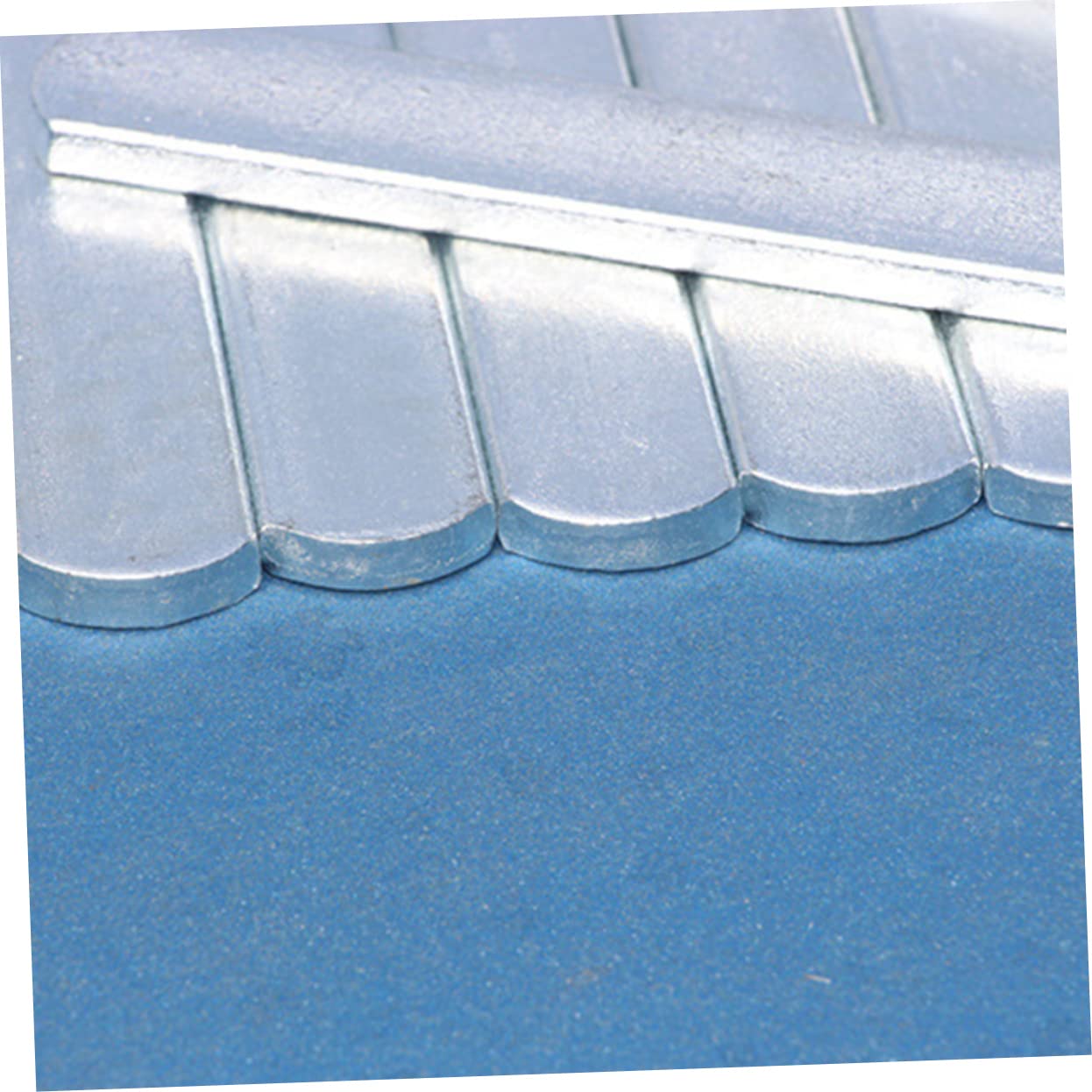 BESPORTBLE Weighted Leg Straps Stainless Steel 0.2kg Each Electroplated Rounded Edges No Risk of Sharp Corners