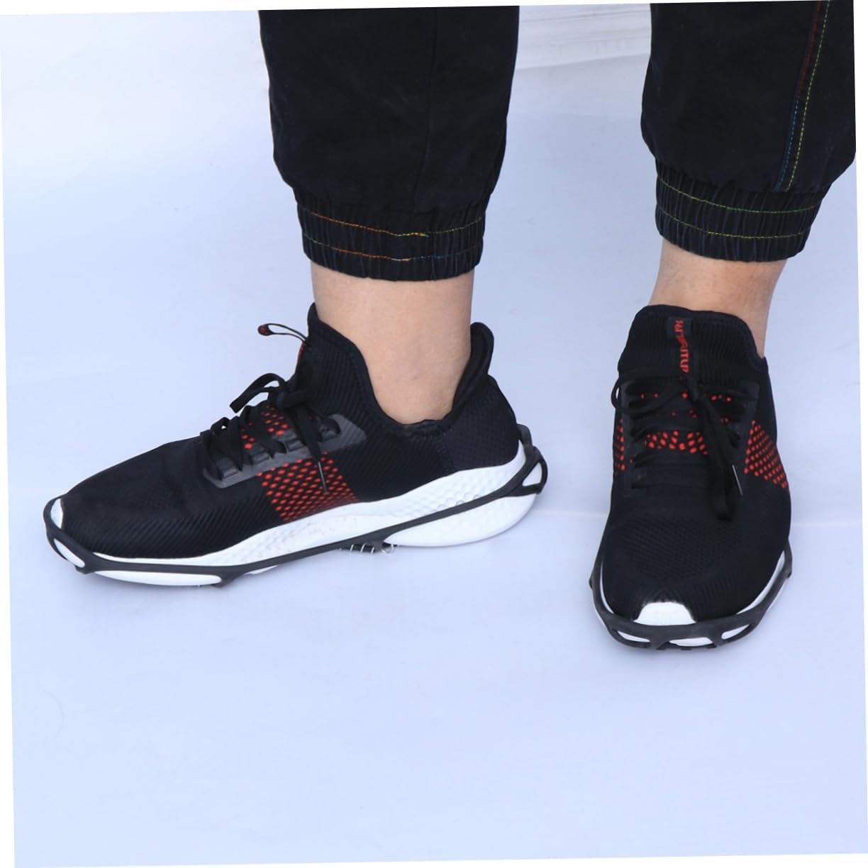 BESPORTBLE Ice Cleats for Boots Shoes Men Women Anti-Slip Crampons and Lightweight Design for Outdoor Activities