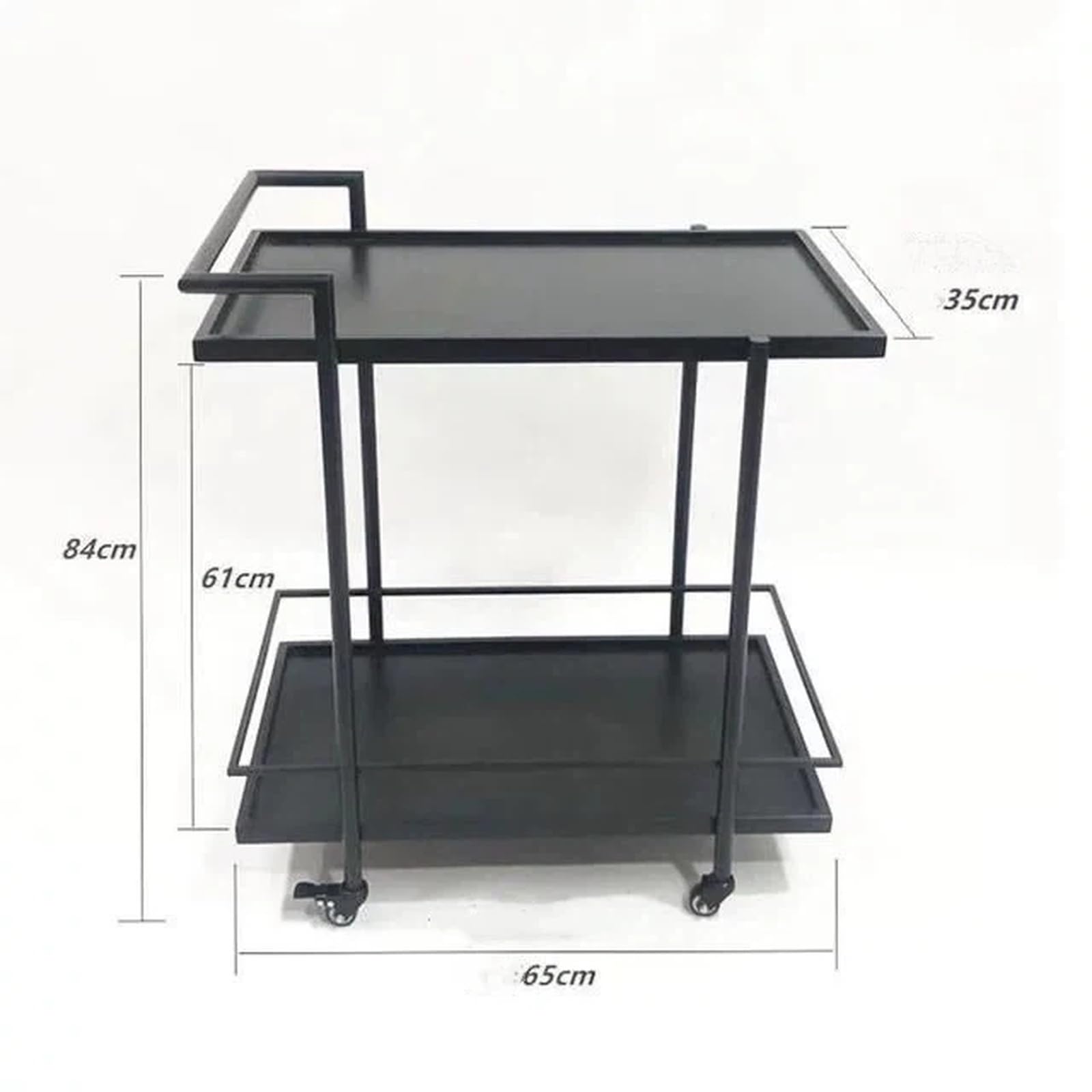 Pranzo Mobile bar a 2 livelli e carrello da tè for catering mobile
