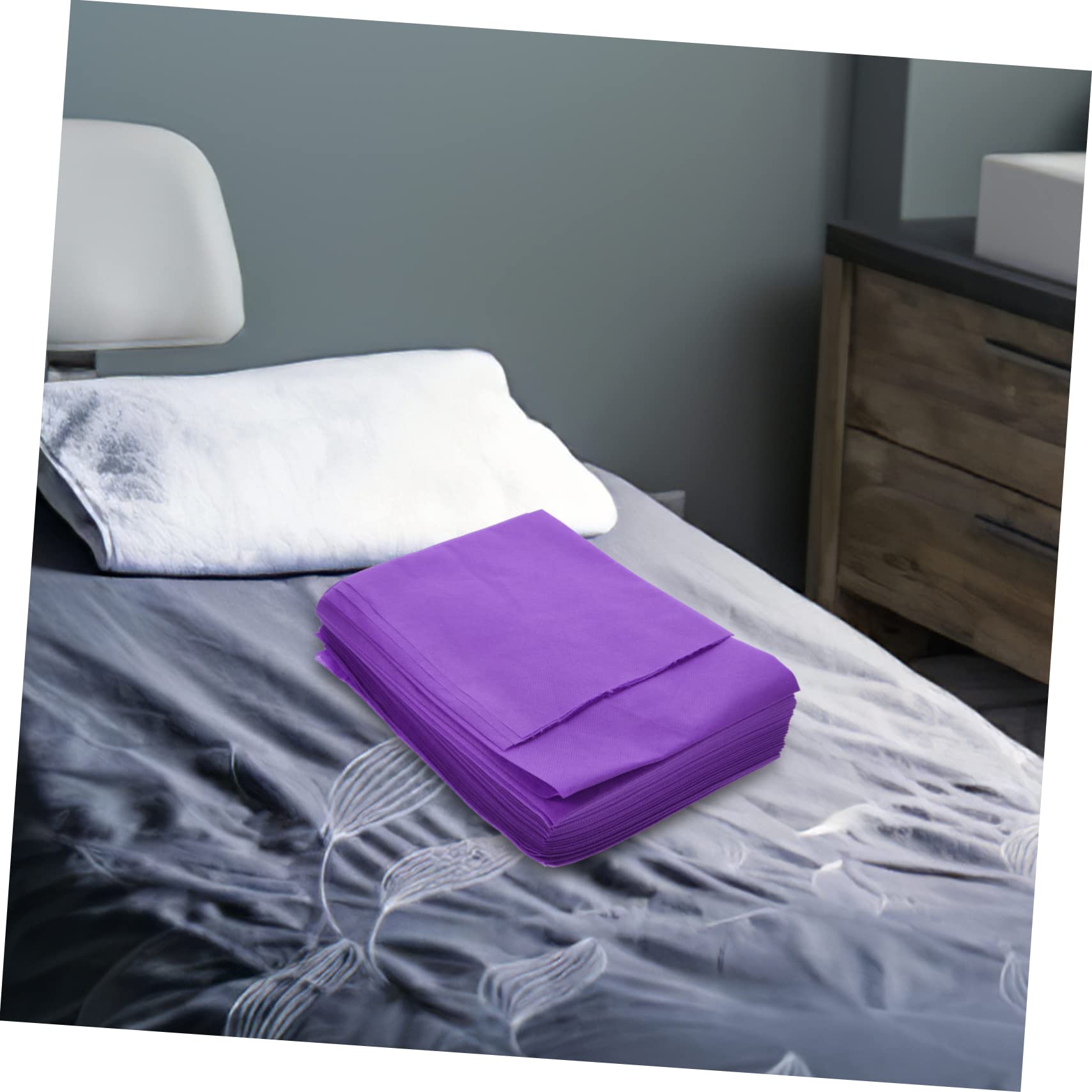 SOESFOUFU 10pcs Beauty Salon Bed Sheets Disposable Bed Sheets for Spa Massage Table Sets Temporary Mattress Cover