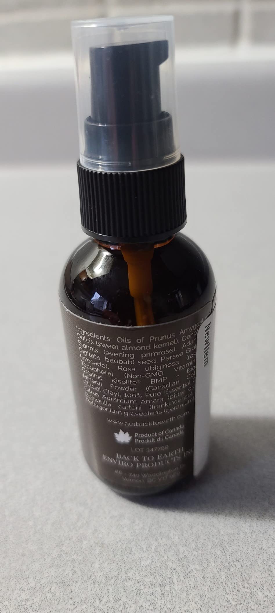 Back to Earth - Re-New Skin Care Essential Serum, Moisturizing and Hydrating Face Serum, Nourishes Skin, Face Care Must-Have for Women and Men, 60 ml