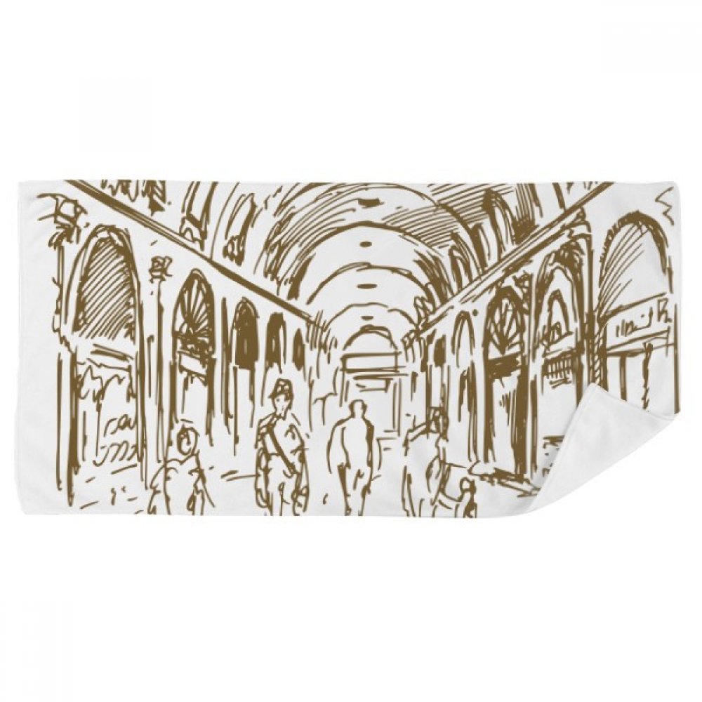 Serviette de bain couloir paysage pour une touche artistique au quotidien