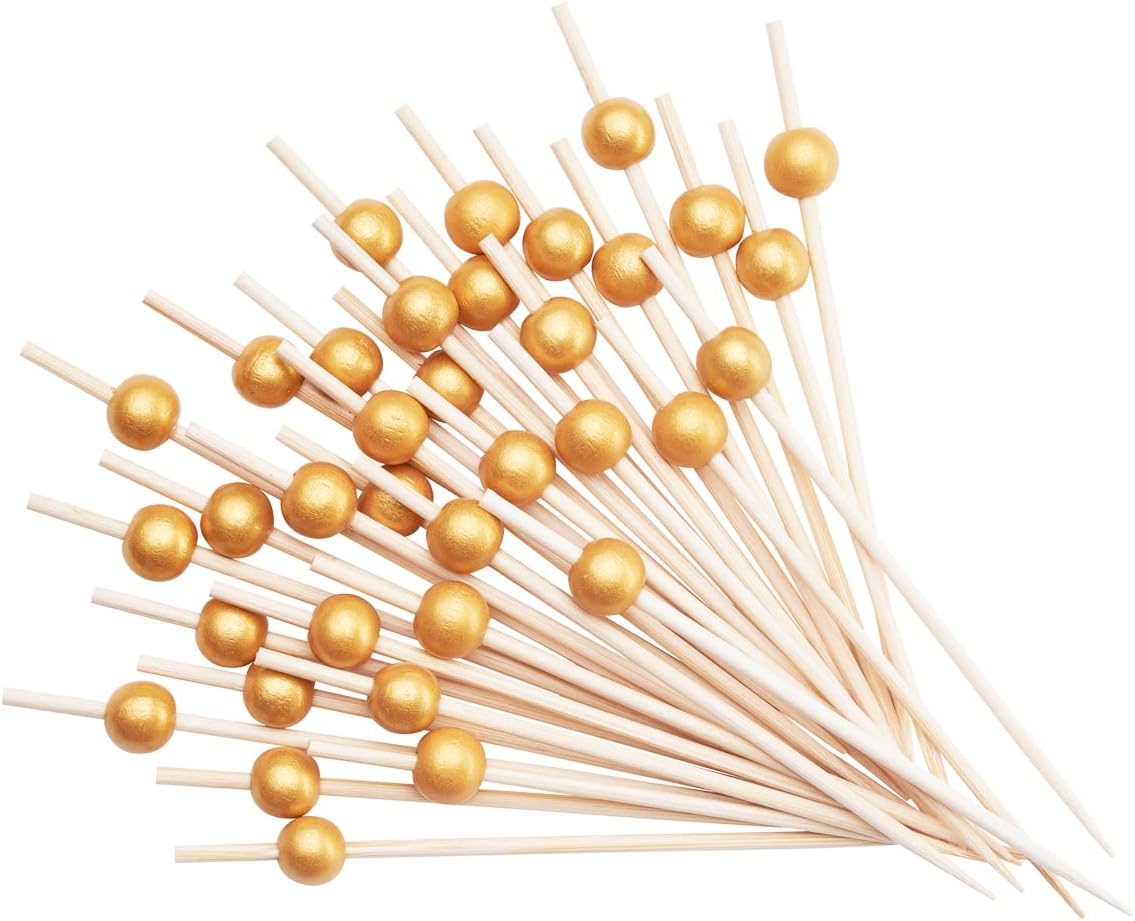 200 Pcs Cocktail Sticks Bamboo Toothpicks 12 cm Japaneses Style