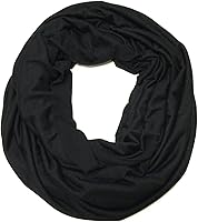 Wrapables Soft Jersey Knit Infinity Scarf - 100% Tencel Seamless Lightweight Warm Versatile Fashion Staple