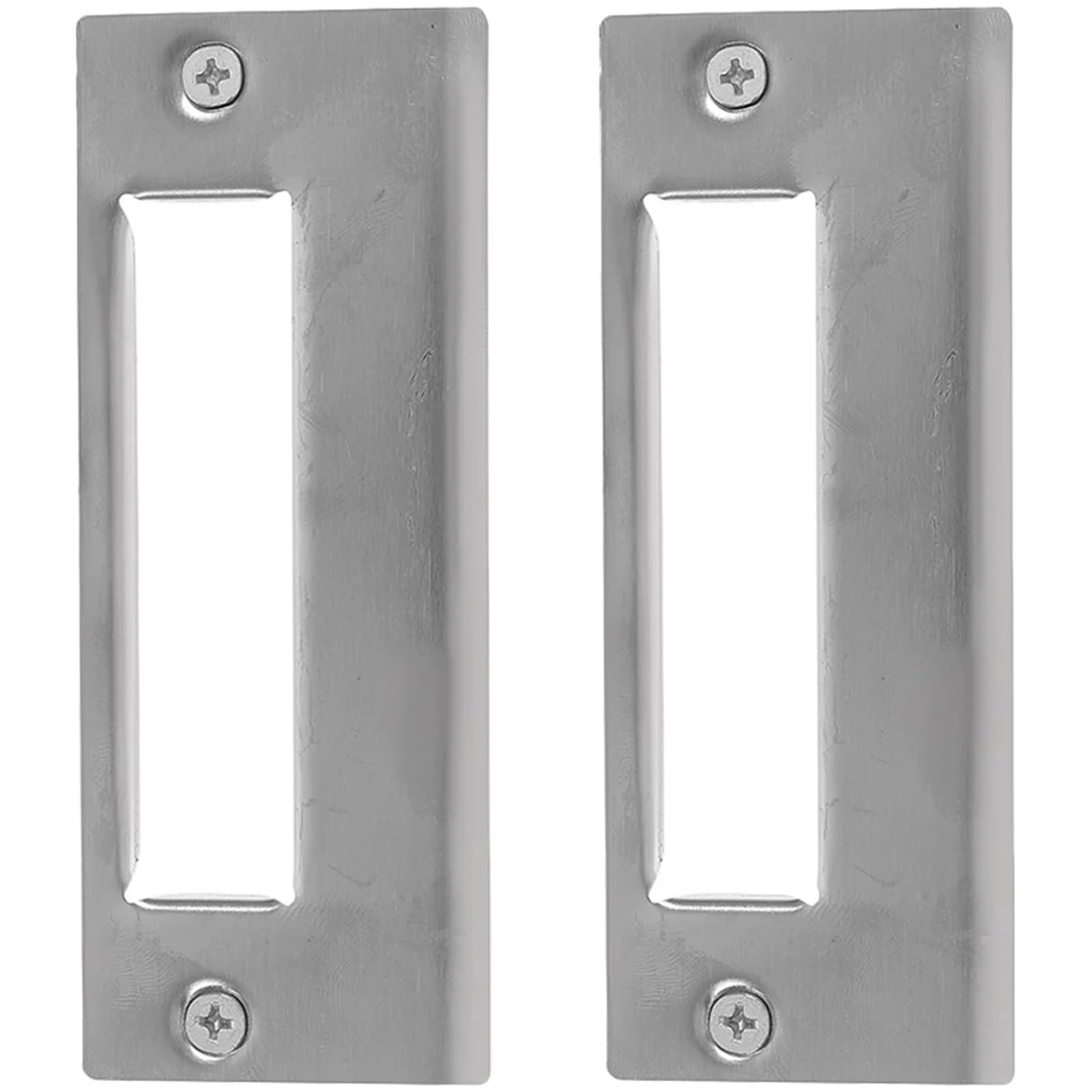 Lot de 20 plaques de renfort en acier inoxydable pour porte