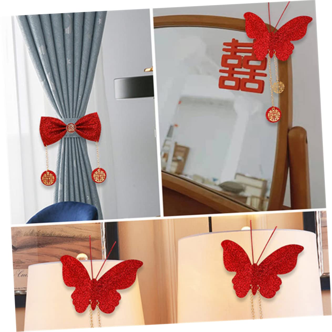 ULTECHNOVO 20stücke Deko Schmetterlings Ornament Glitzernde Für Schlafzimmer Dekoration Für Und Feiern Vielfältige Anwendungsmöglichkeiten