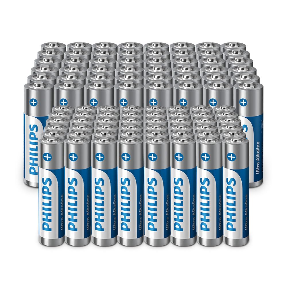Philips Philips Ultra AA/AAA Alkaline Batteries Combo - Great Value for Mixed Uses, Pack of 96