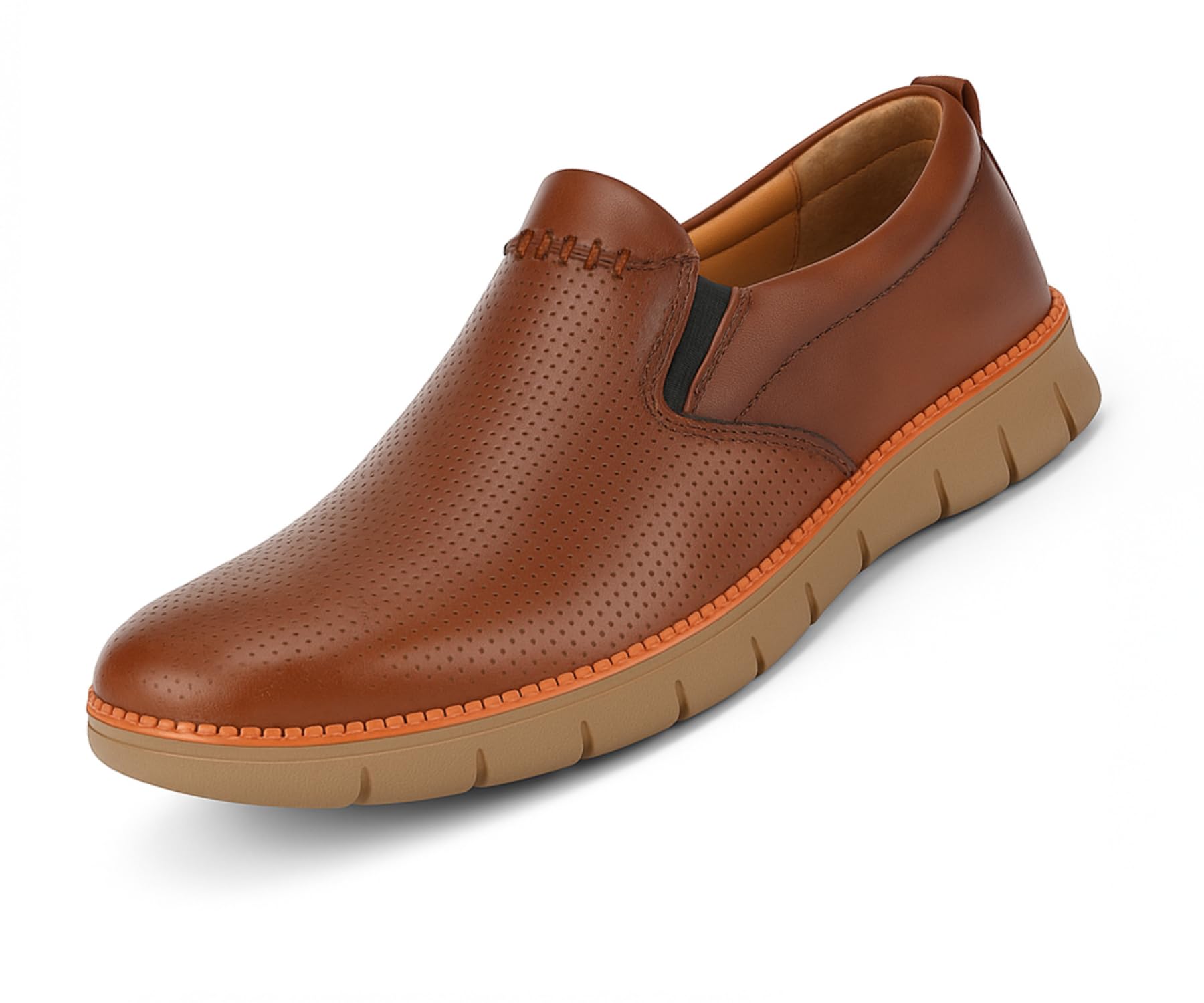 Premium Synthetic Leather Boat Shoes Slip On for Men | Casual Shoes for Men | Lightweight, Fashion Comfortable for All Seasons