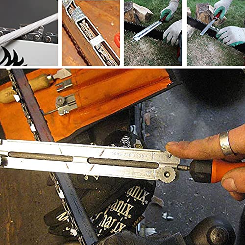 Tallgoo Feilen Set-Kettensägen-Feilensatz, Kettensägen Schärfgerät Wartungssatz für eine große Bandbreite von filigranen… – Bild 8