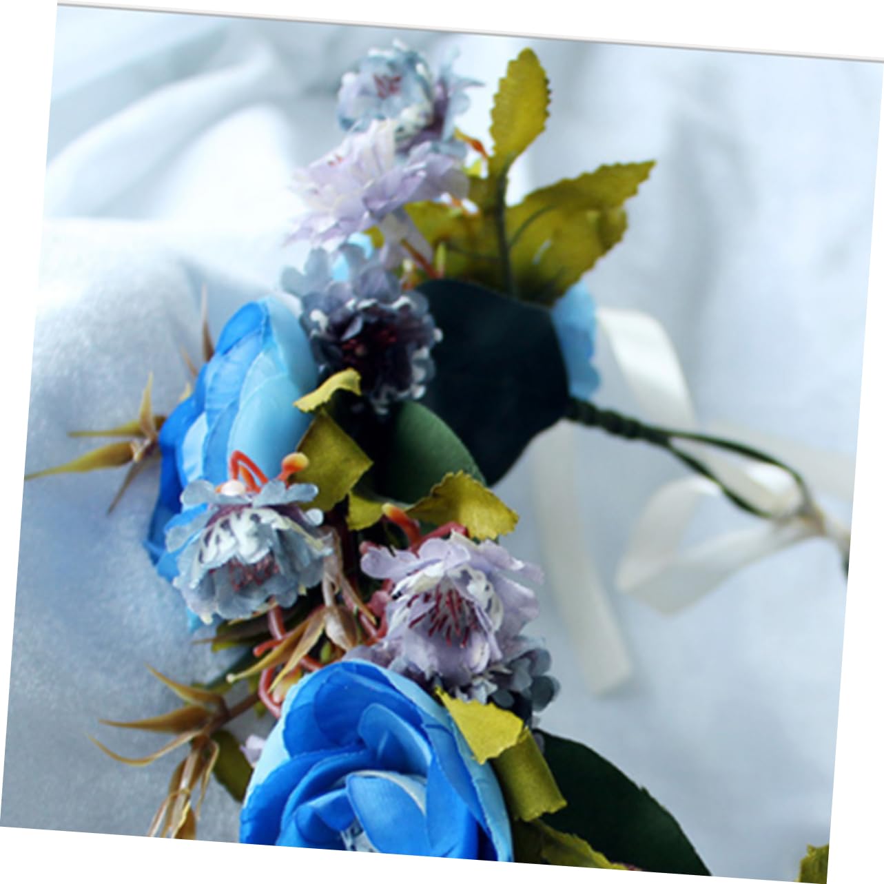 FRCOLOR 3piezas Diadema Floral Para Bodas y Adorno De Cabello y Flores Artificiales Para Sesiones De
