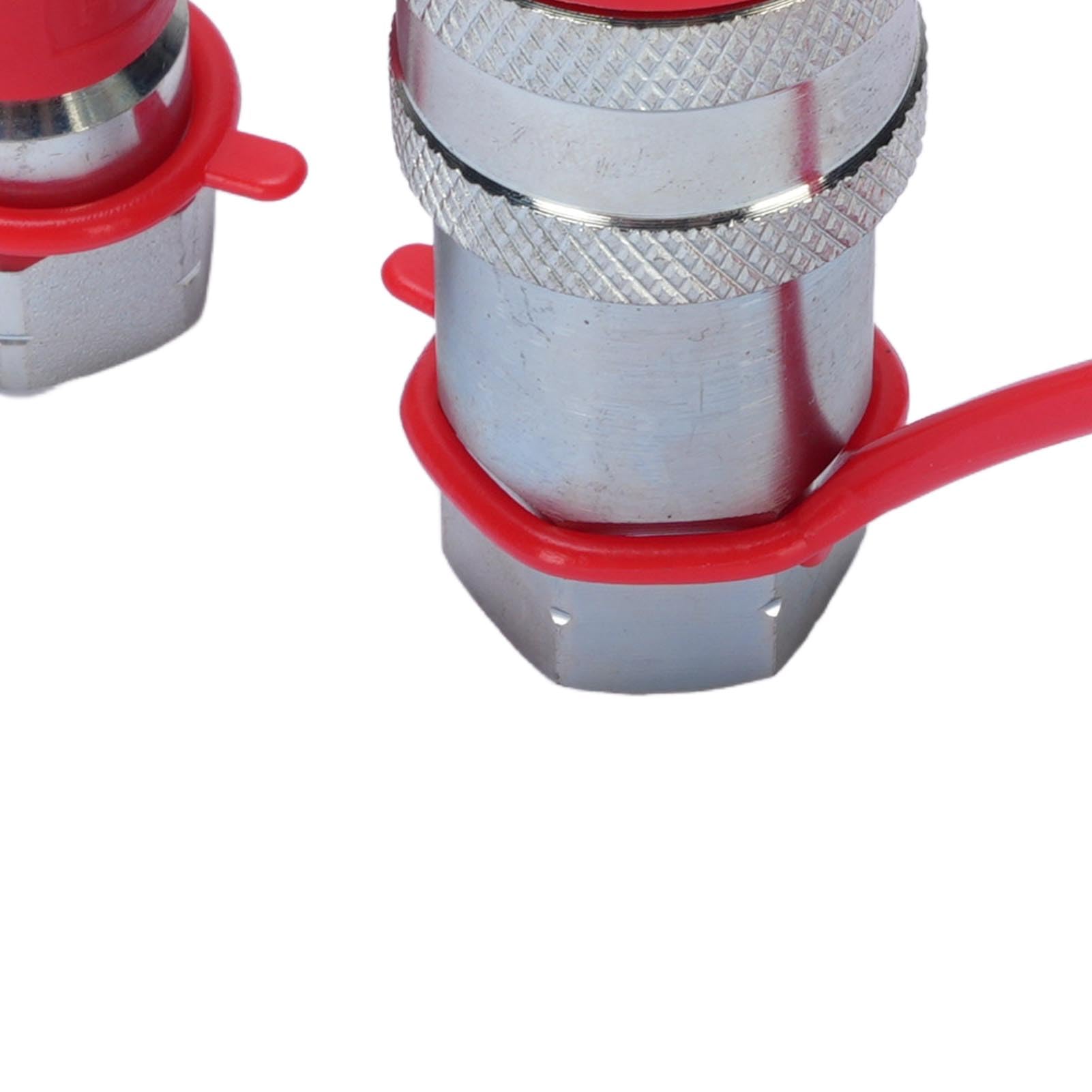 2 Raccords Hydrauliques à Déconnexion Rapide 1/4" NPT – Haute Pression (4000 PSI), avec Bouchons
