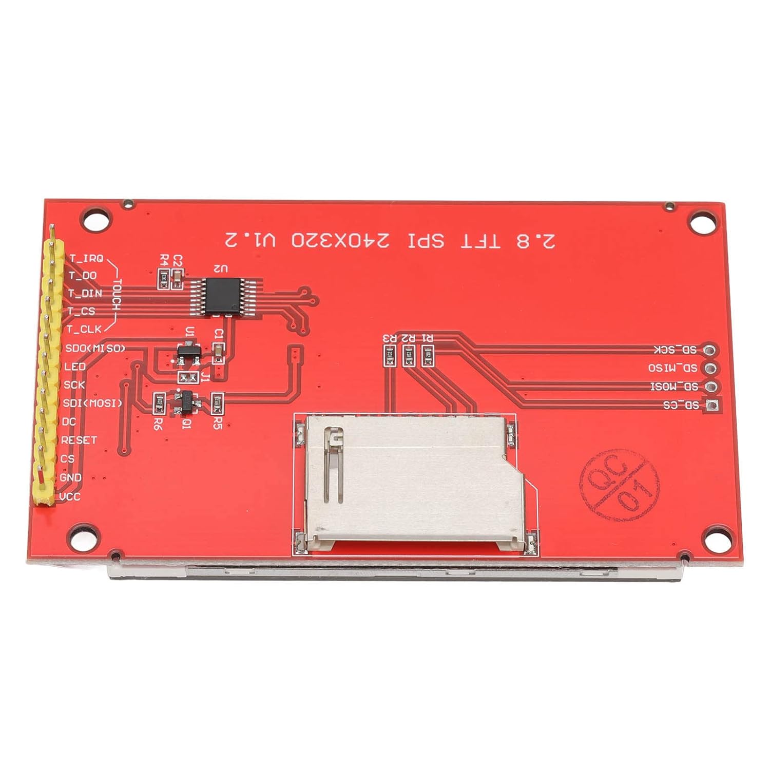 Topyond 2.8in TFT LCD Display Module with SPI Touch Panel, Portable Screen for Projects - Ideal for DIY Enthusiasts and Electronic Hobbyists