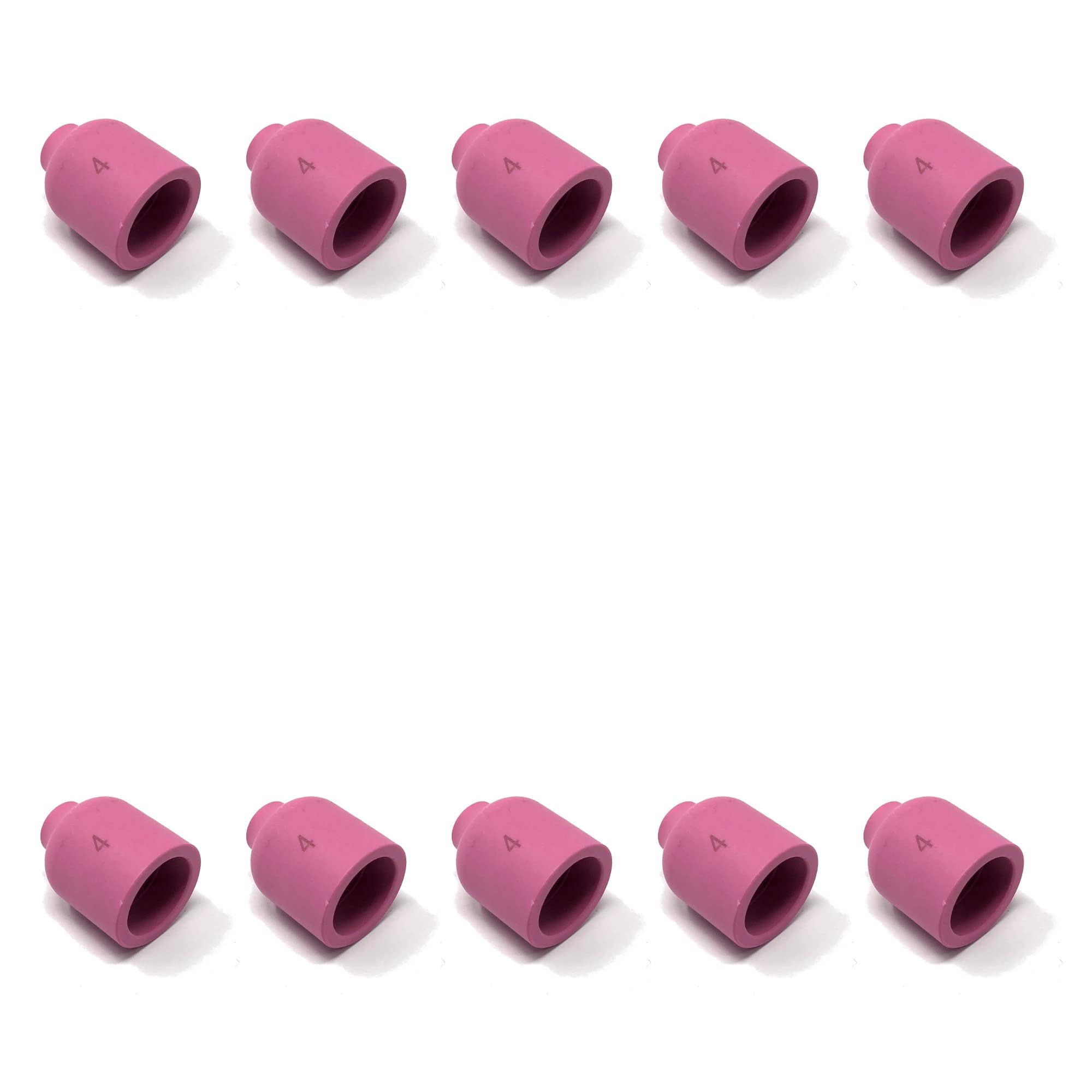 ELCAN 10 ugelli piccoli in ceramica 53N58 GR4 GAS LENS con diametro interno 6,4 mm per torcia TIG serie WP 17 18 e 26. Consumabili e accessori professionali per saldare con pistola o torcia TIG