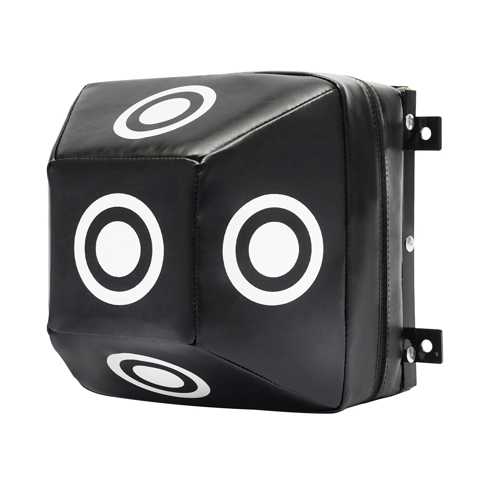 YUNLAIGOTOP Wall Mount Uppercut Boxing Training Punching, Training Punching with Marking Points Punching Target, Adjustable Boxing Training Wall Target for Bedroom, Study, Living Room, Gym(Black)