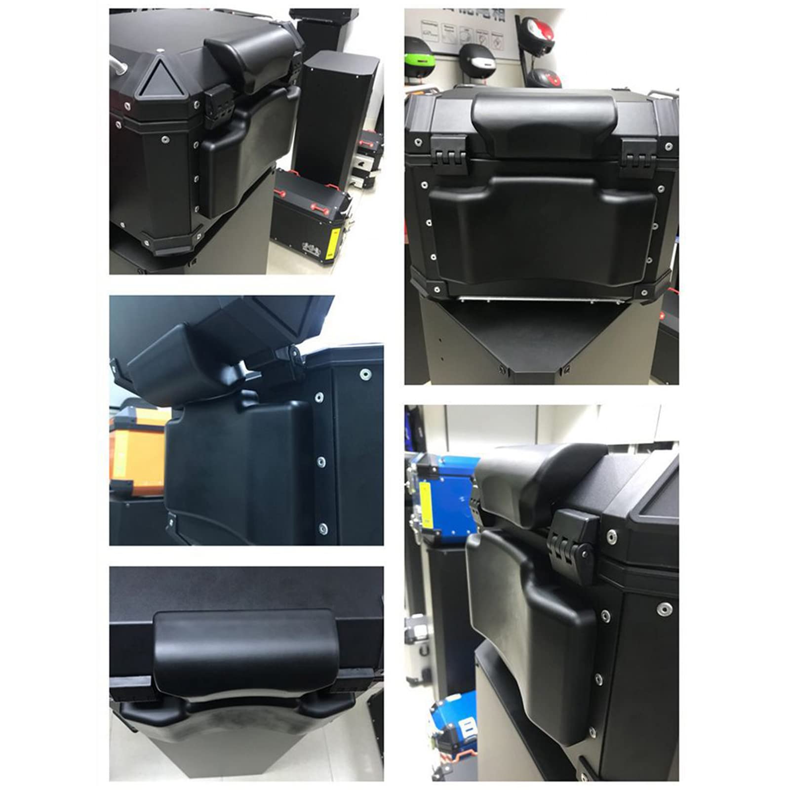 MURYE - Schienale per bauletto moto, cuscino, adesivo per bauletto, cuscino posteriore per passeggero, sacca posteriore per moto, cuscino per schienale passeggero