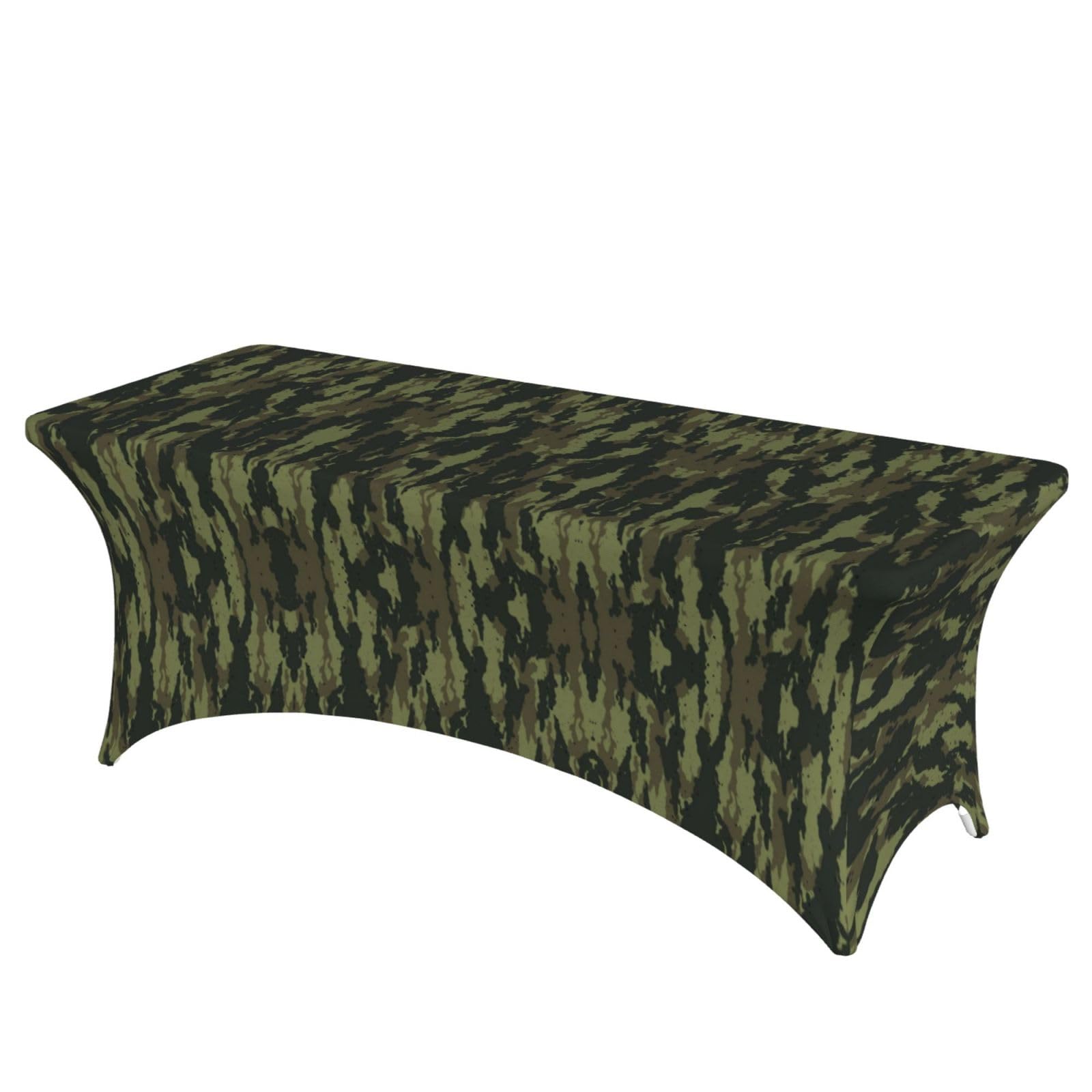 ERCgad Camouflage Print Rectangular Tablecloth Dining Banquet Party Events Home Celebration Table Cover