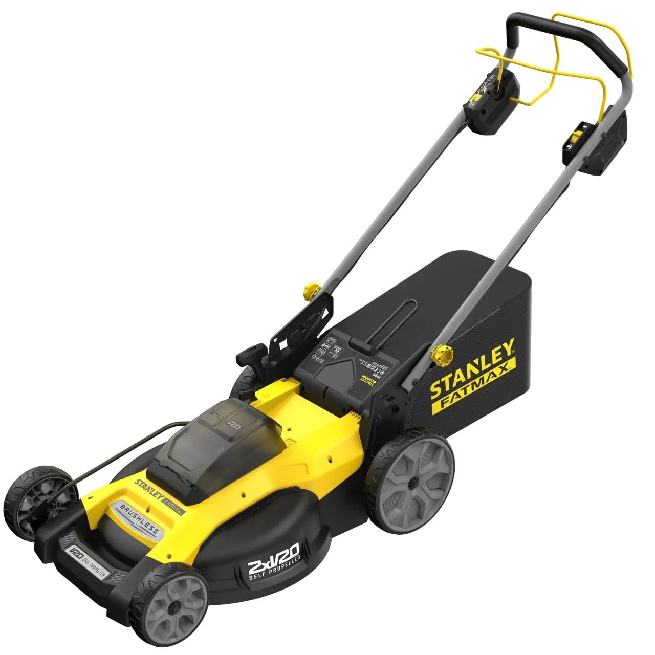 Stanley SFMCMWS251M FATMAX V20 kosiarka akumulatorowa 51 cm z napędem na koła 2 x 18 V 4,0 Ah