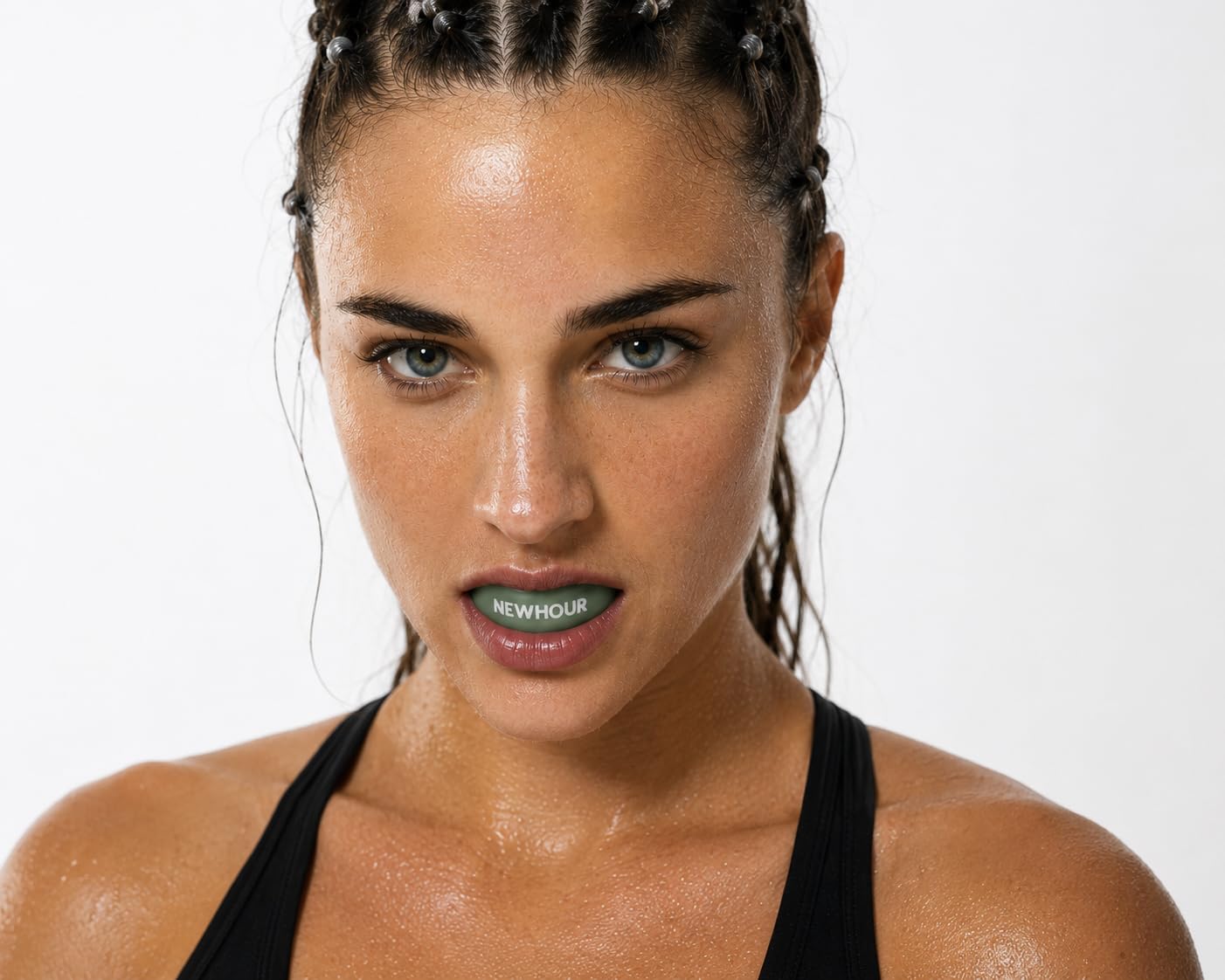 Sports Mouthguard for Boxing, MMA, Football and Muay Thai, Boil-and-Bite Fit, Ventilated Storage Case, Ages 10+
