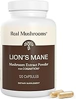 Vista 1 de Lions Mane Mushroom Cognition (120 cápsulas) Cápsulas de extracto de hongo de melena de león Suplemento para el cerebro, vitaminas cerebrales