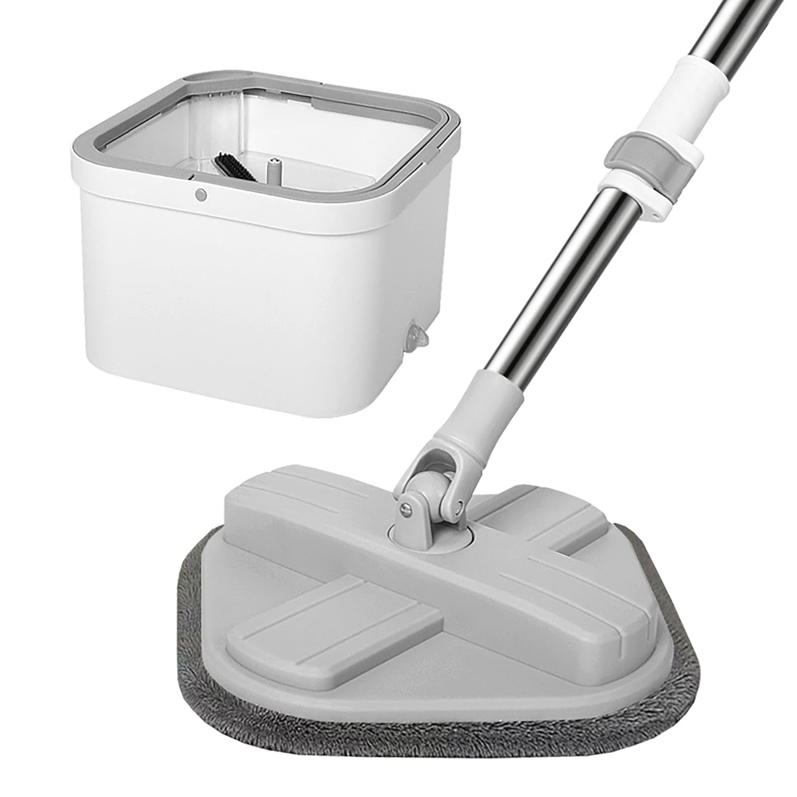 Fregona autolimpiante - Productos de limpieza para pisos | Conjunto de cubo y fregona con rotación | para parquet pared casa apartamento cocina salón dormitorio