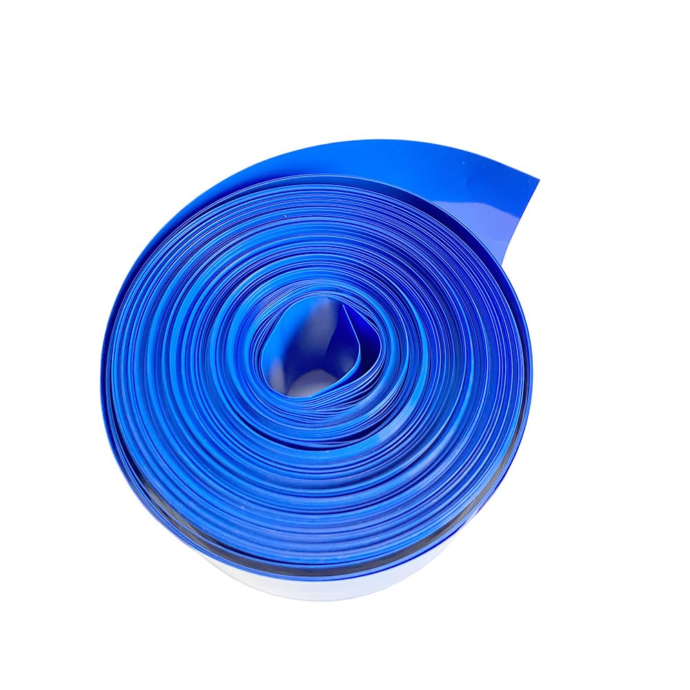 Tubo termorestringente in PVC 1M - Guaina termorestringente blu for 18650 e manicotti for cavi (70-300 mm)(150mm)