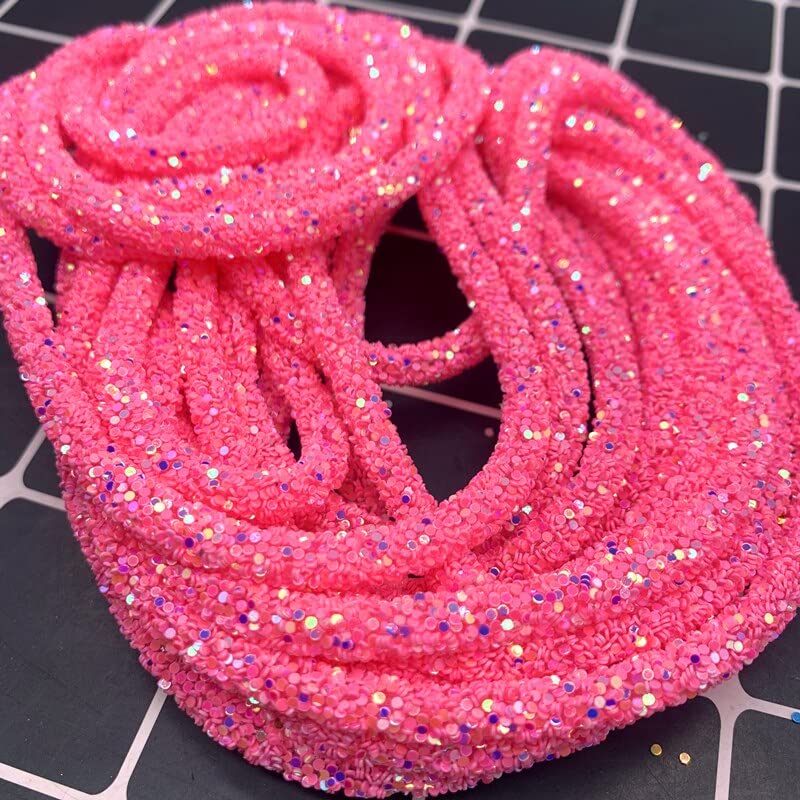 Corde strass 6 mm de 0,9 m en résine pour couture de robe de mariée et applique